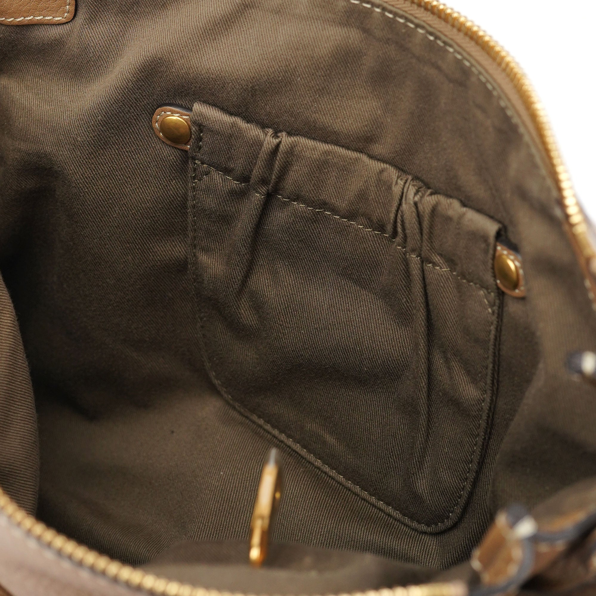 Tan Leather Marcie Shoulder Bag