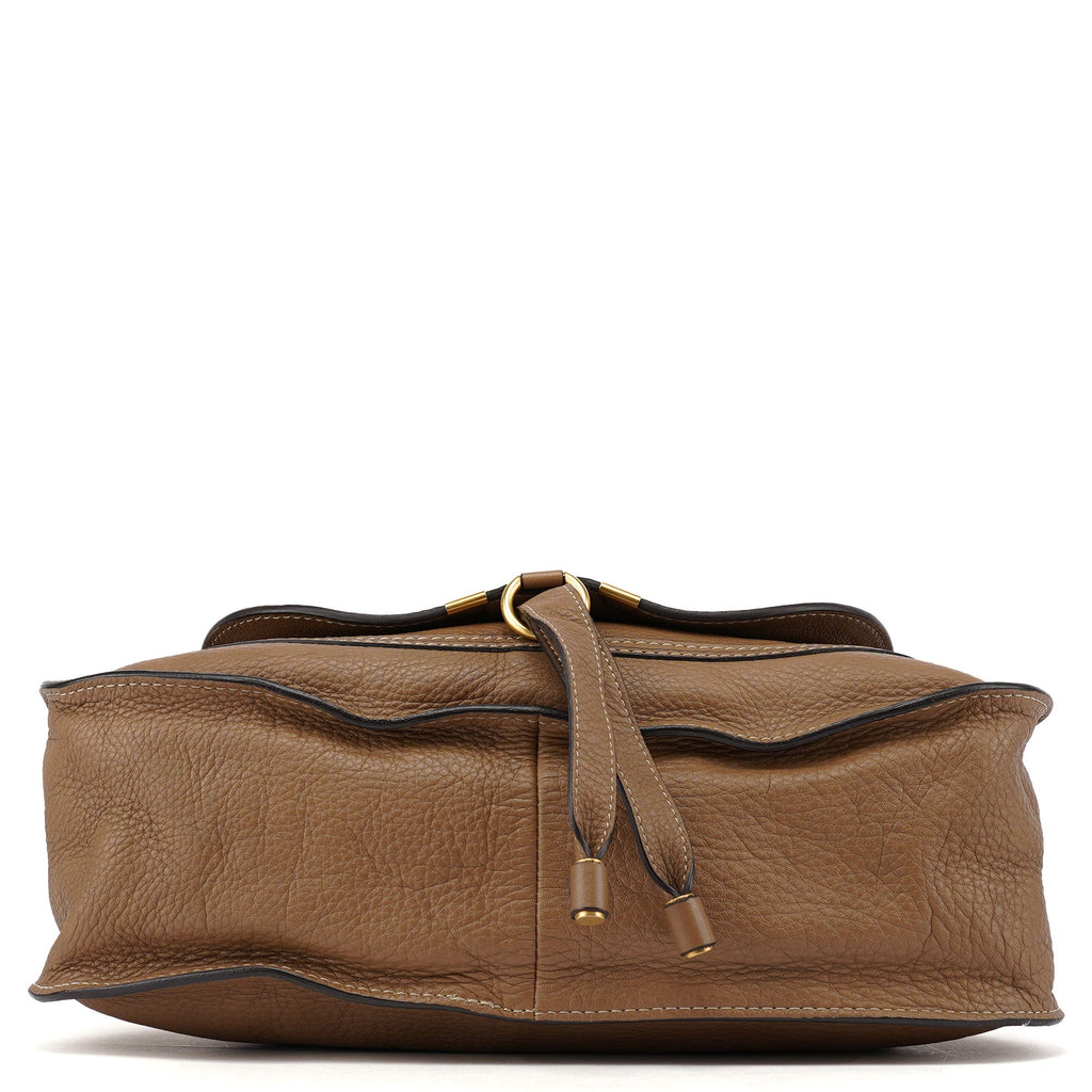 Tan Leather Marcie Shoulder Bag