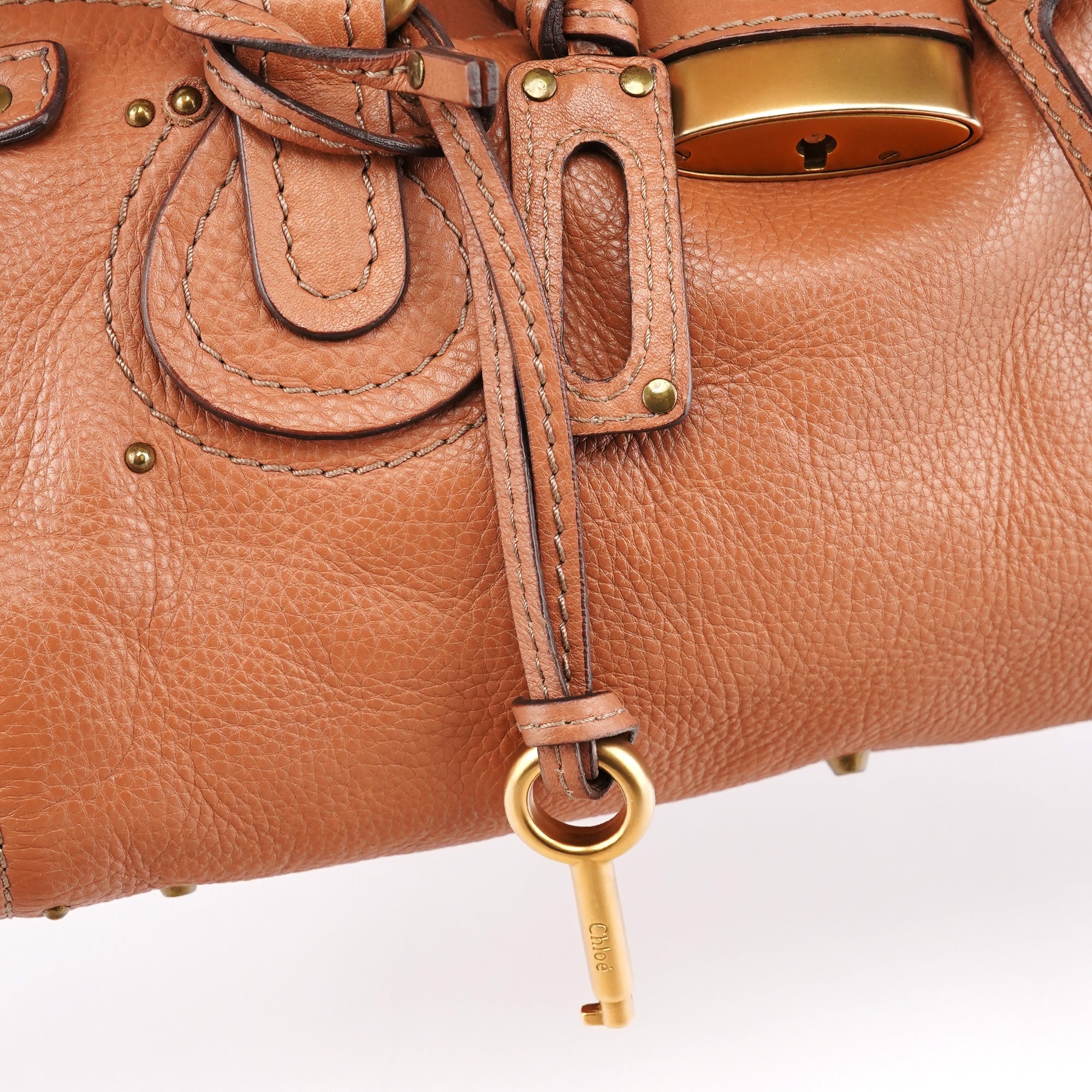 Tan Leather Paddington Shoulder Bag