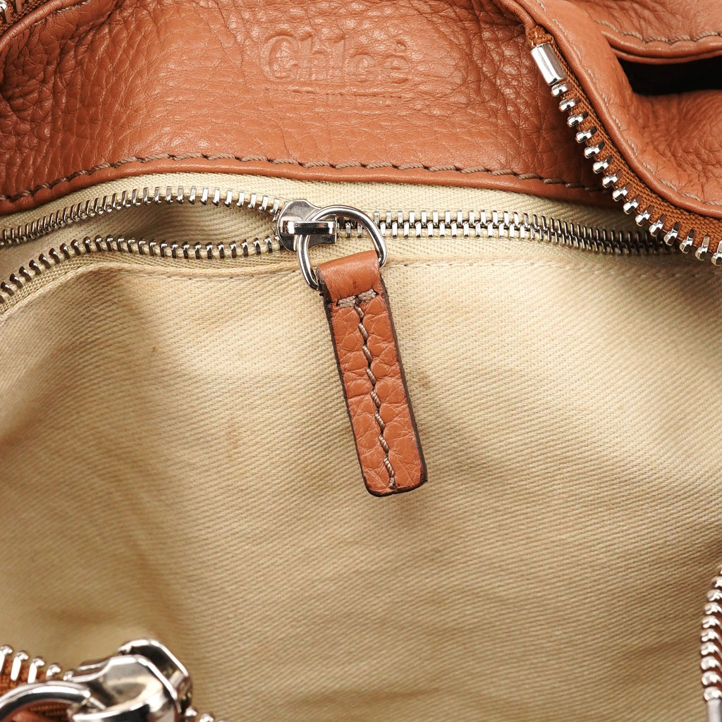 Tan Leather Paddington Shoulder Bag