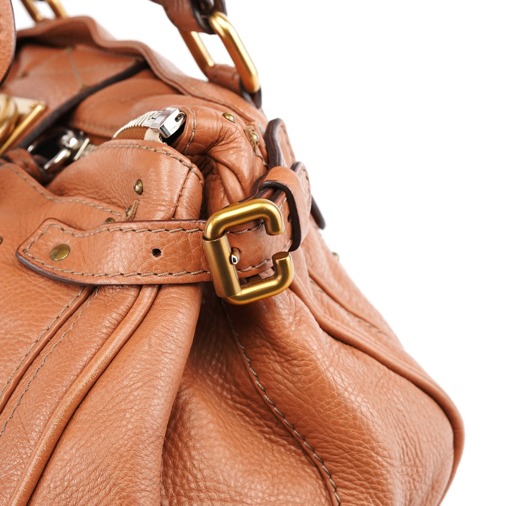 Tan Leather Paddington Shoulder Bag