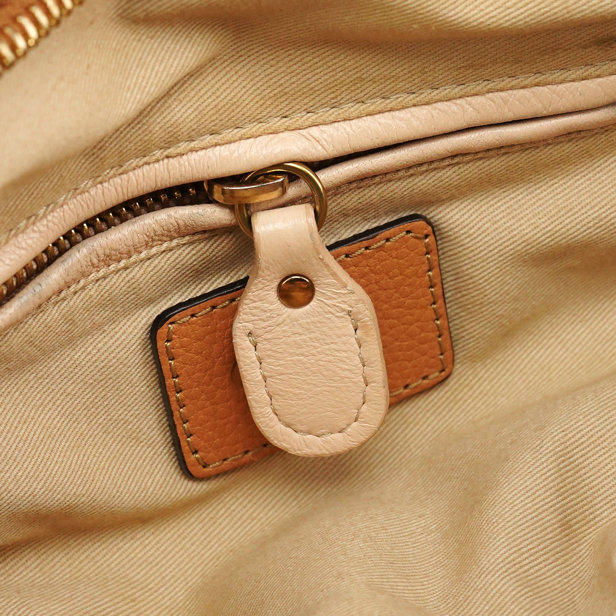 Tan Leather Paraty 2-Way Bag