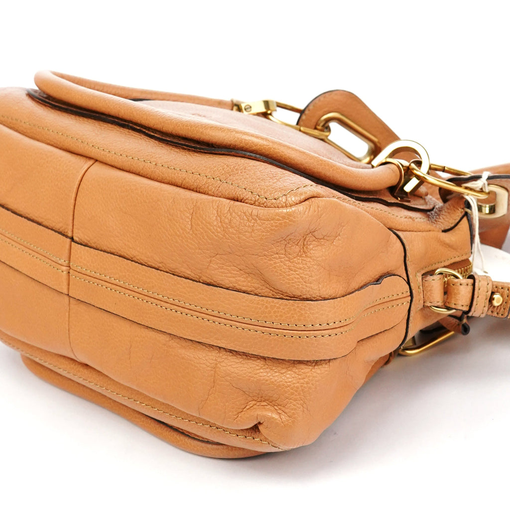 Tan Leather Paraty 2-Way Bag