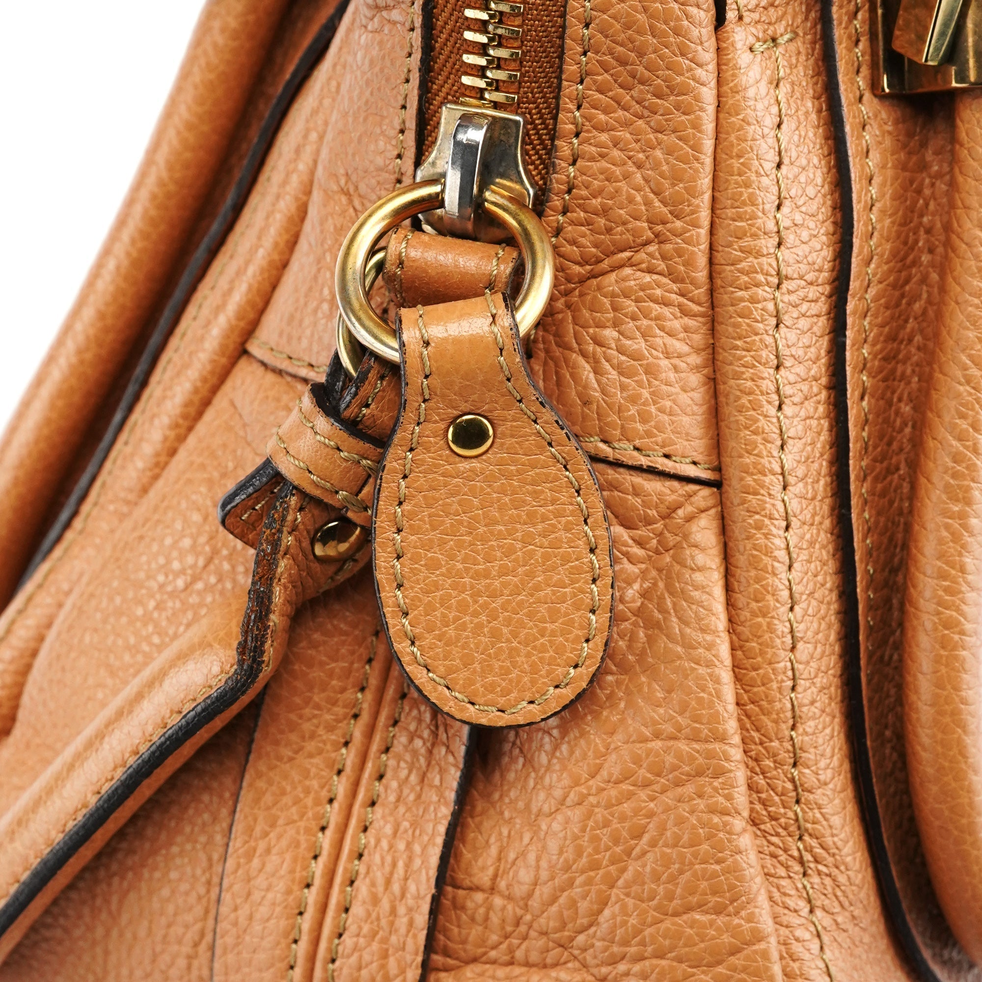 Tan Leather Paraty 2-Way Bag