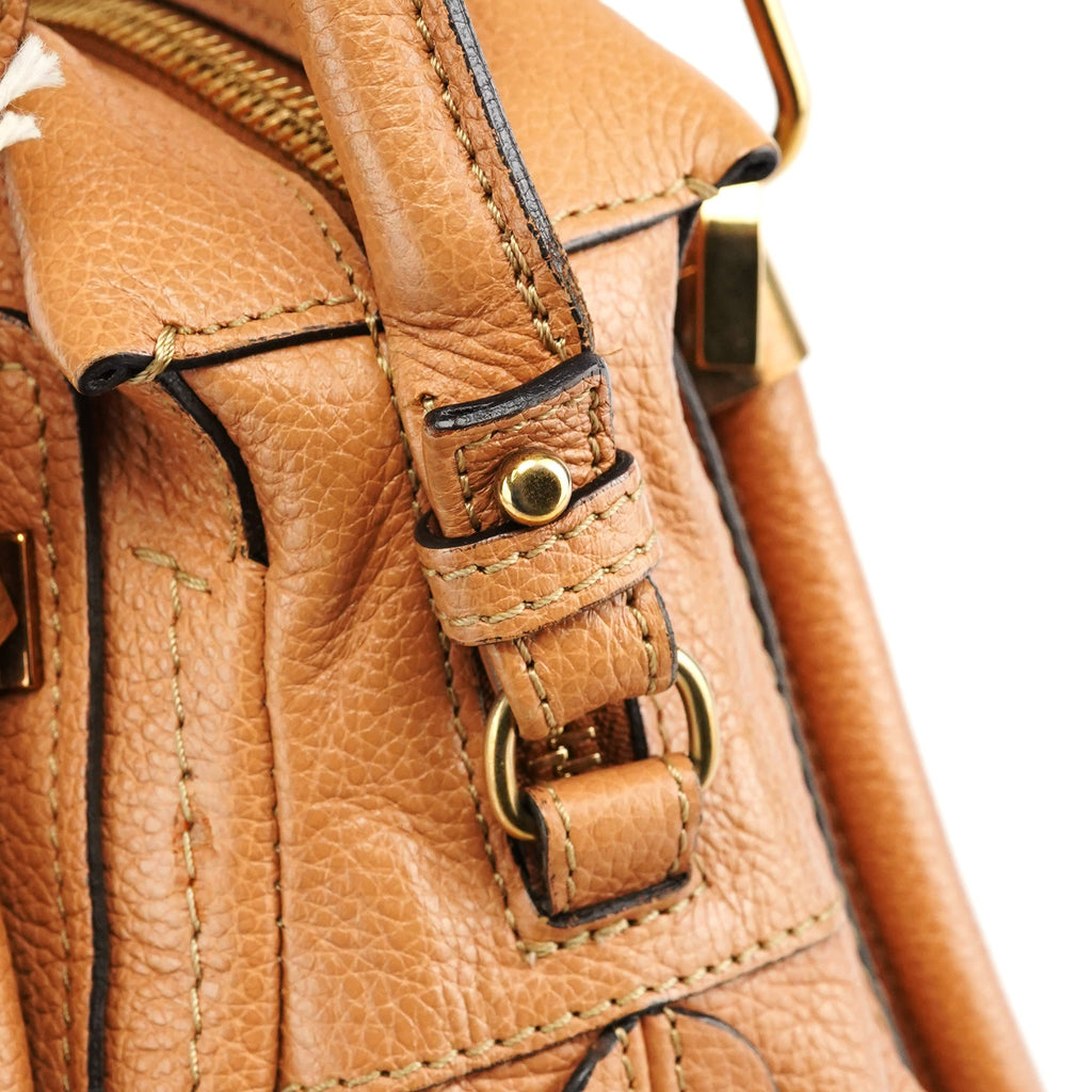 Tan Leather Paraty 2-Way Bag