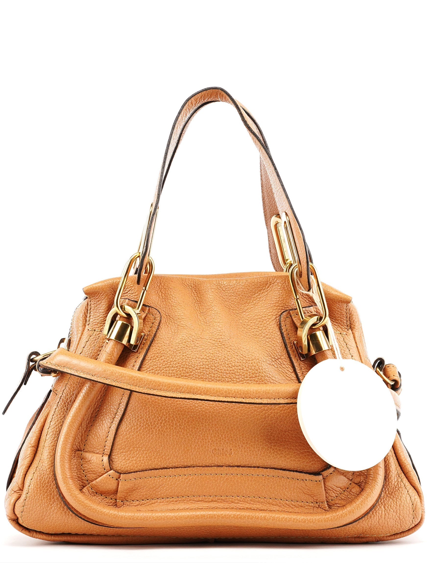Tan Leather Paraty 2-Way Bag
