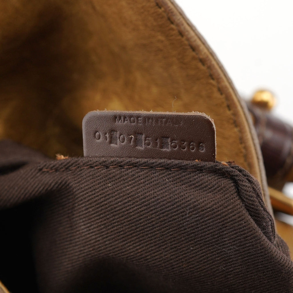 Tan Leather Tote Bag