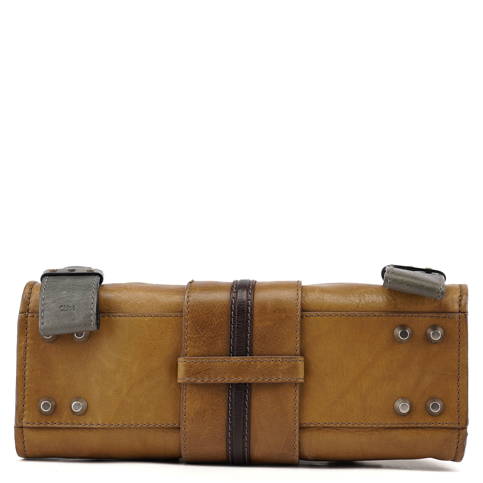 Tan Leather Tote Bag