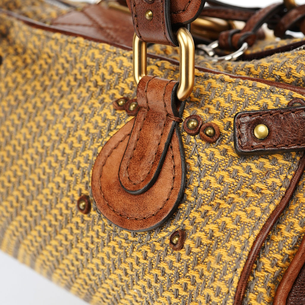 Tan Tweed Paddington Shoulder Bag