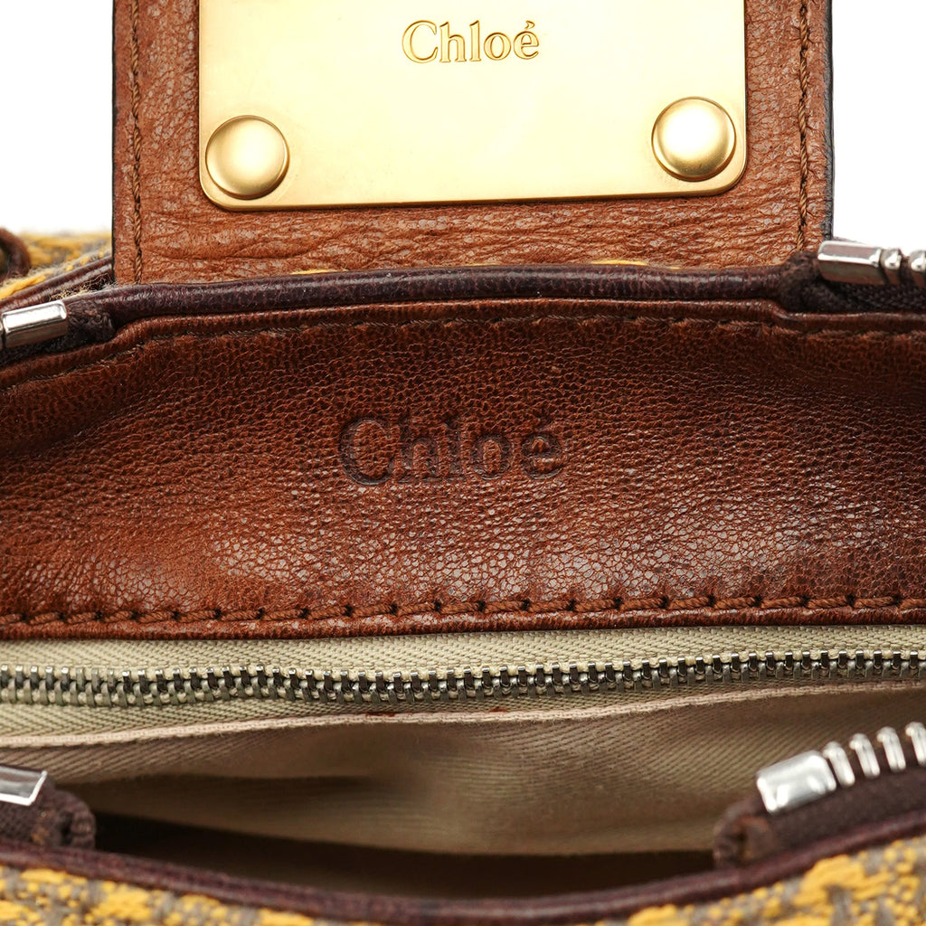 Tan Tweed Paddington Shoulder Bag