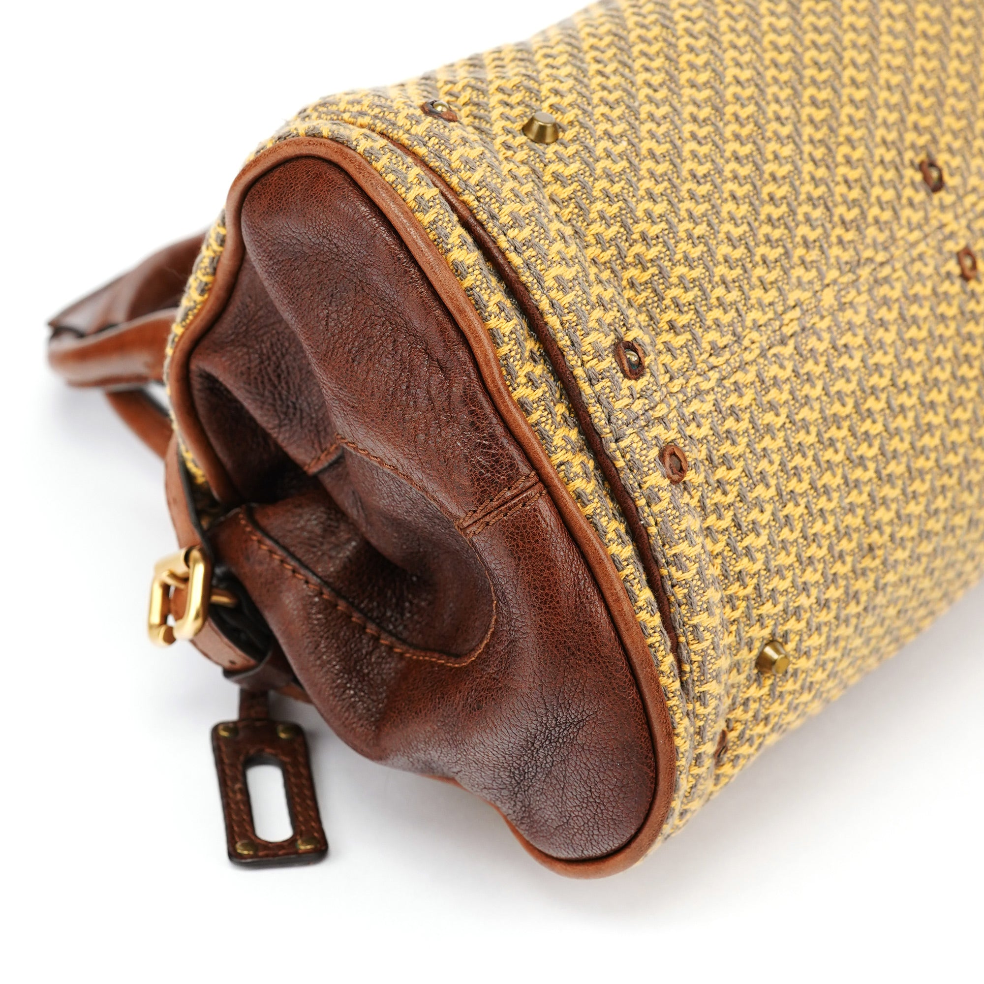 Tan Tweed Paddington Shoulder Bag