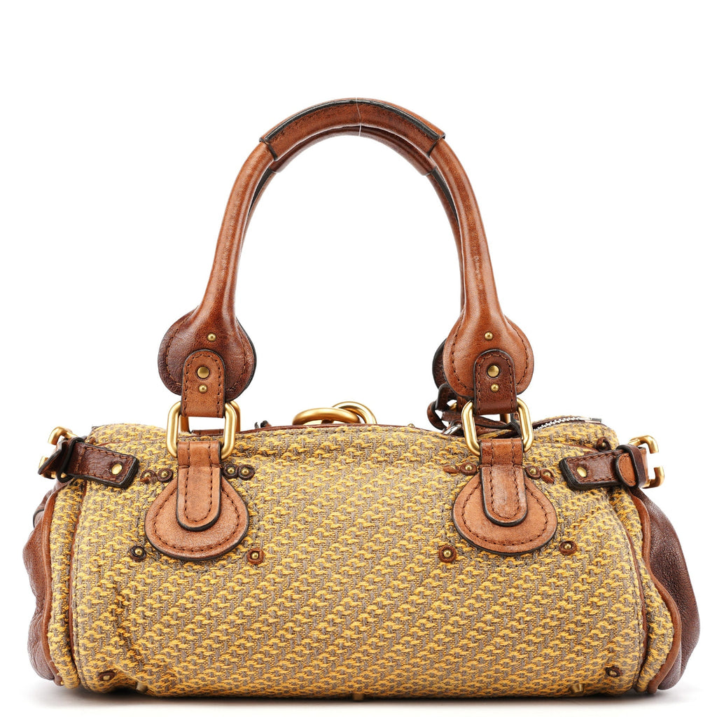 Tan Tweed Paddington Shoulder Bag