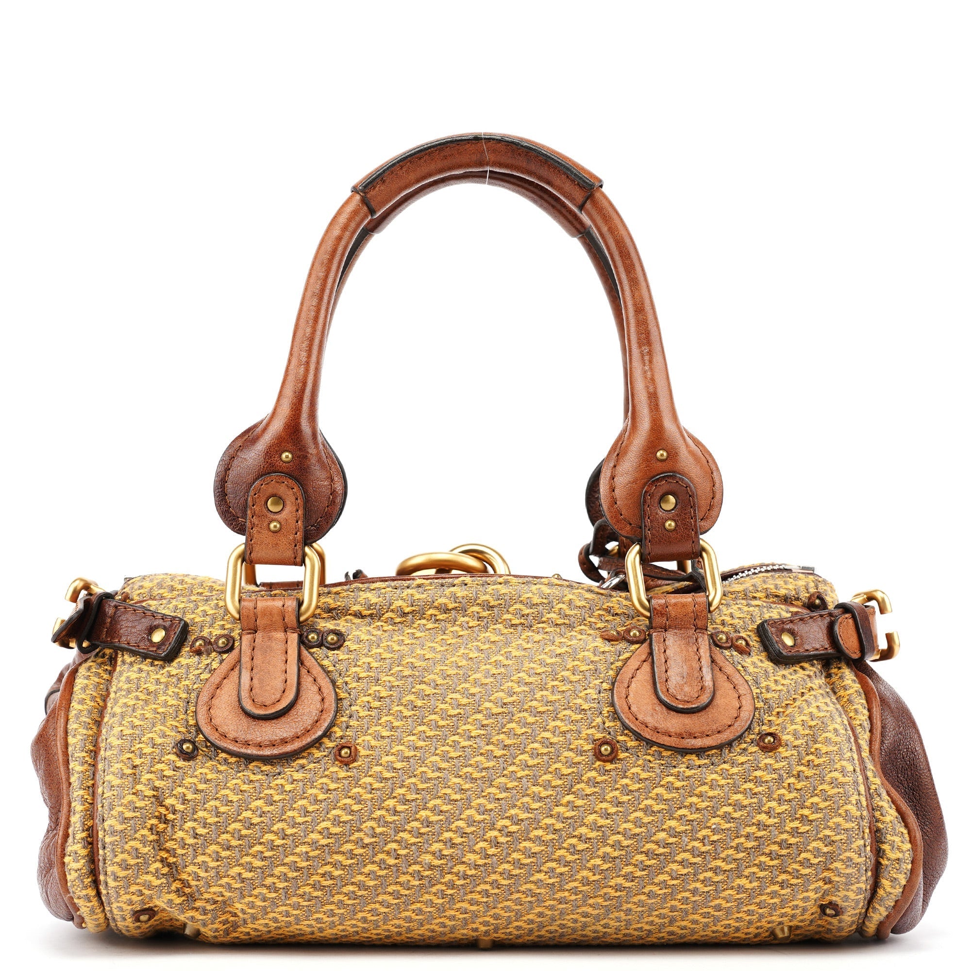 Tan Tweed Paddington Shoulder Bag