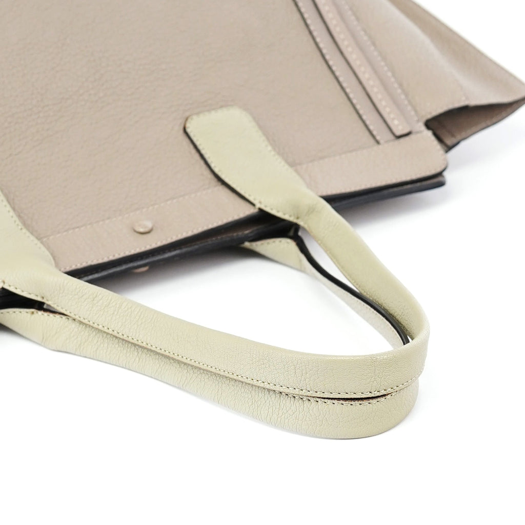 Taupe Calfskin Tote Bag