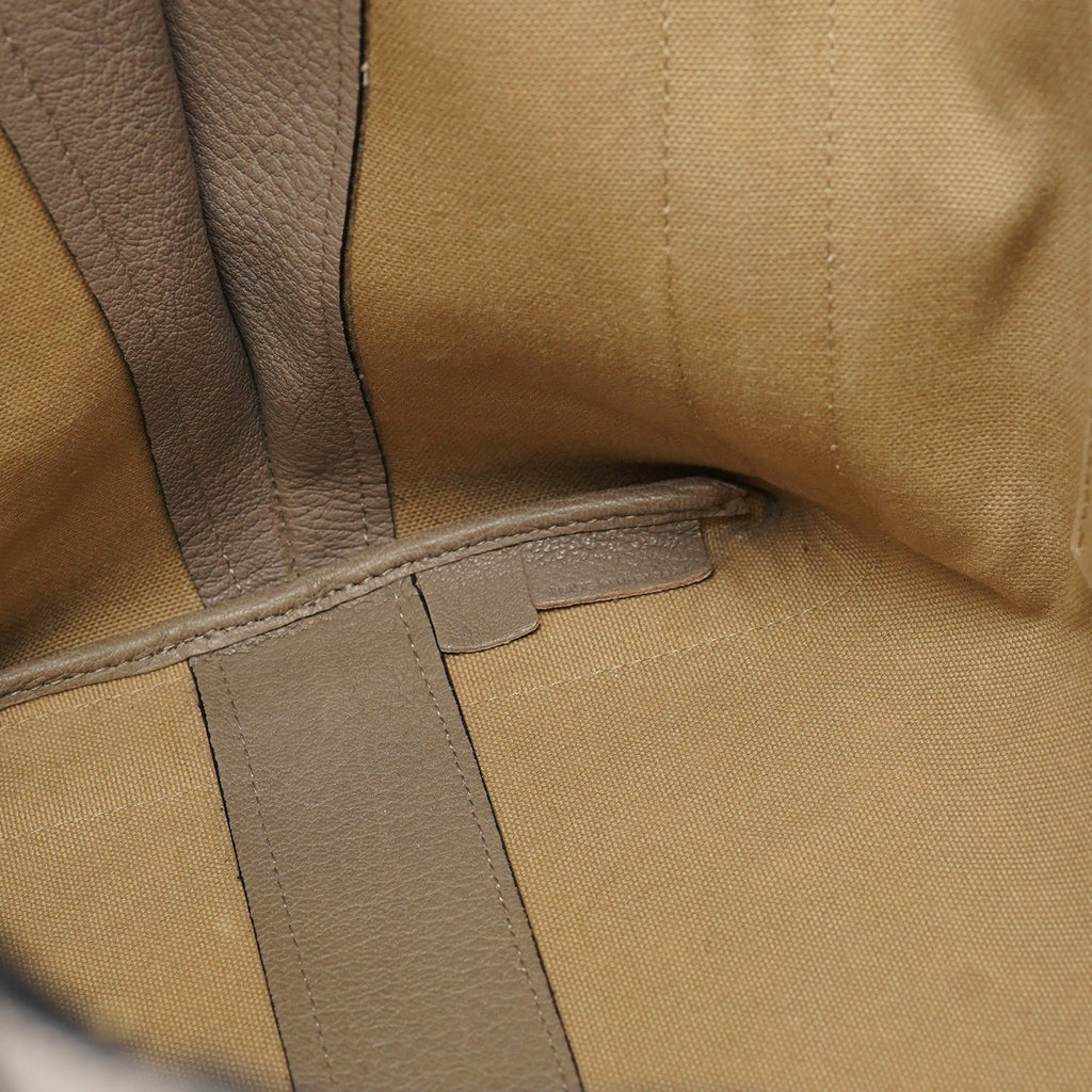 Taupe Calfskin Tote Bag