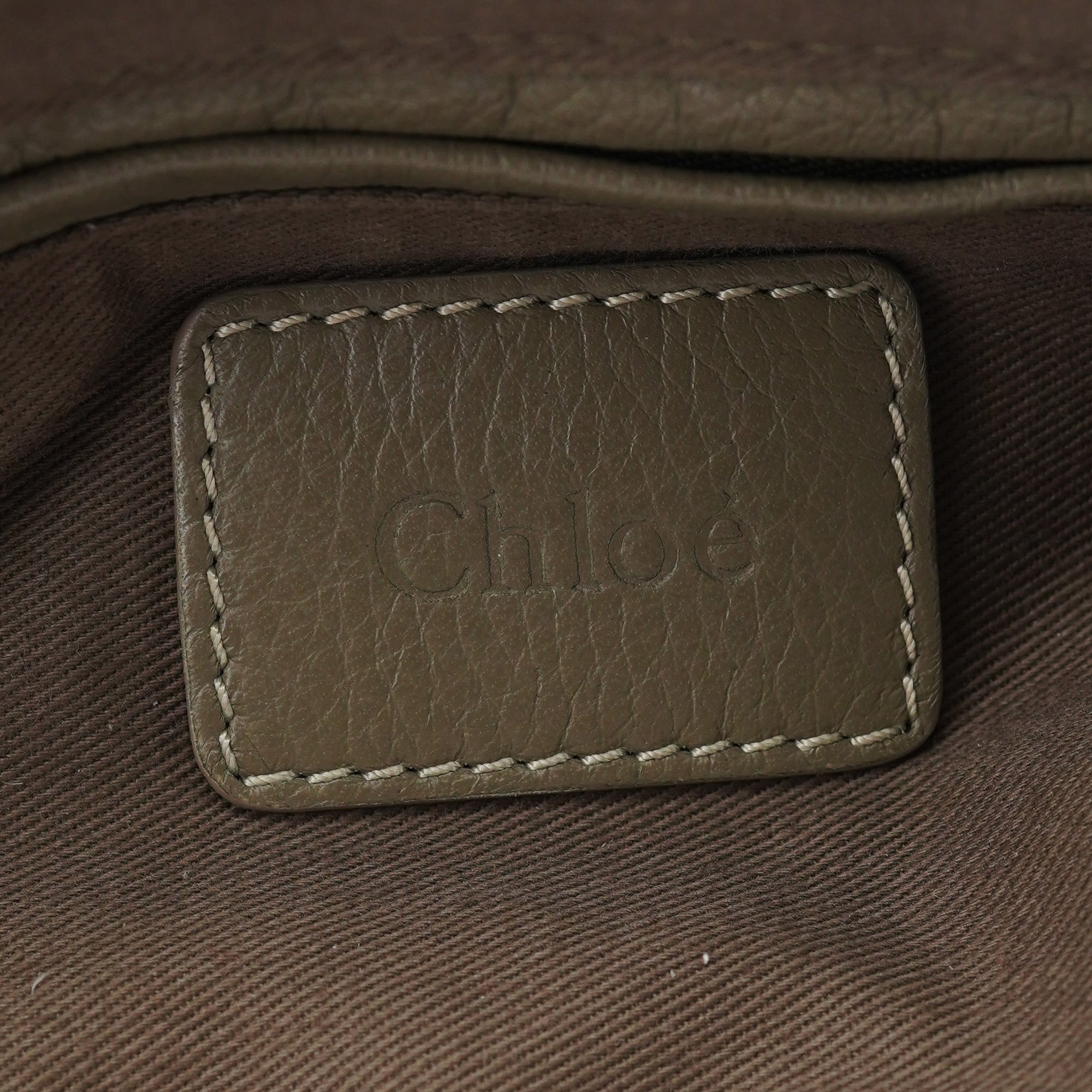 Taupe Leather Marcie Shoulder Bag