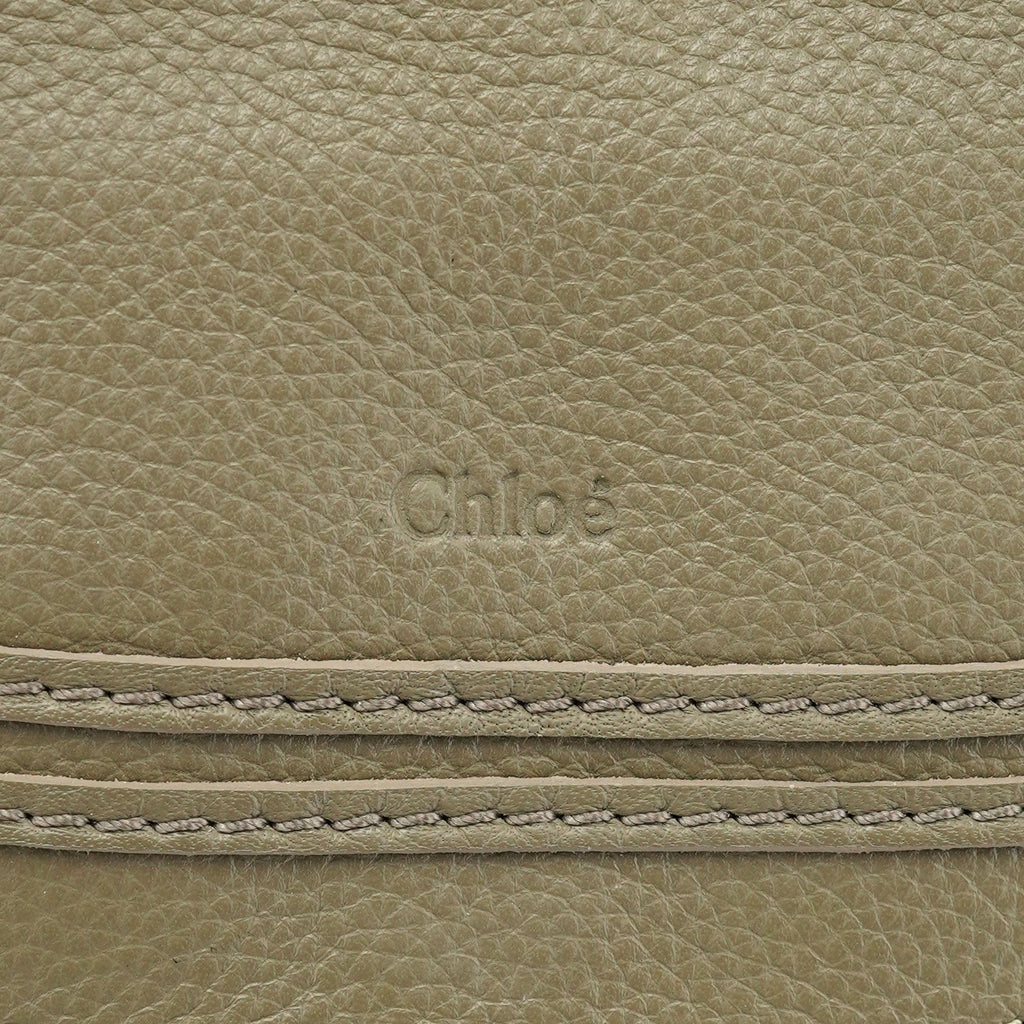 Taupe Leather Marcie Shoulder Bag