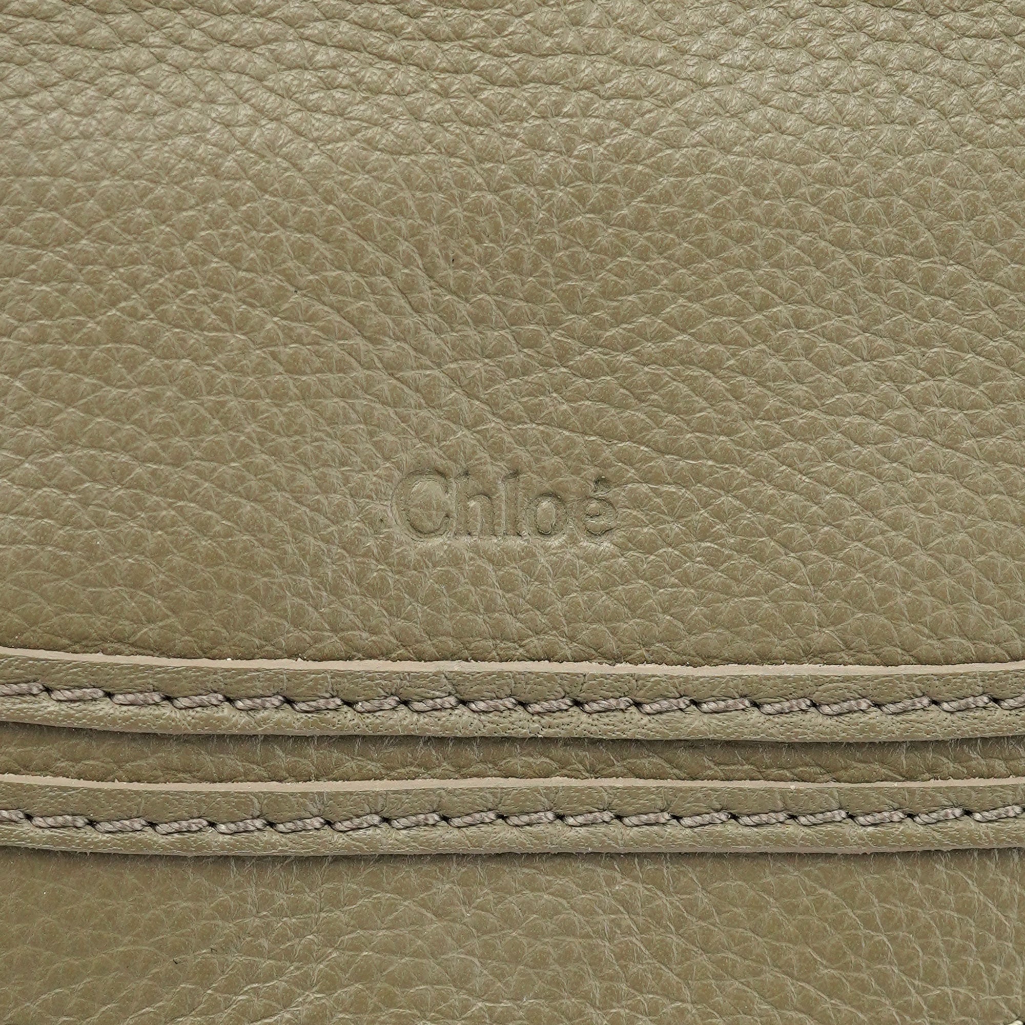 Taupe Leather Marcie Shoulder Bag