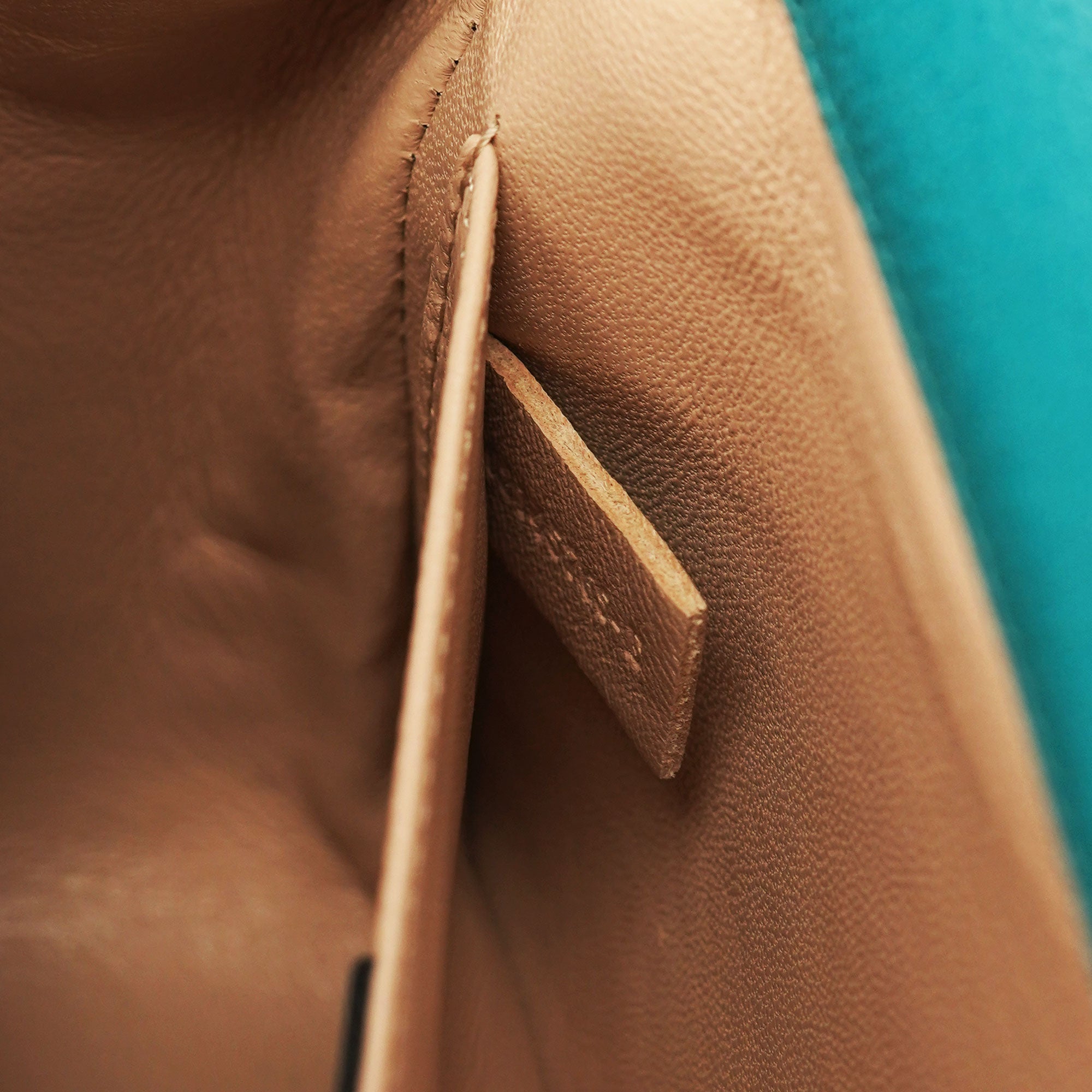 Turquoise Blue Elsie Leather Shoulder Bag