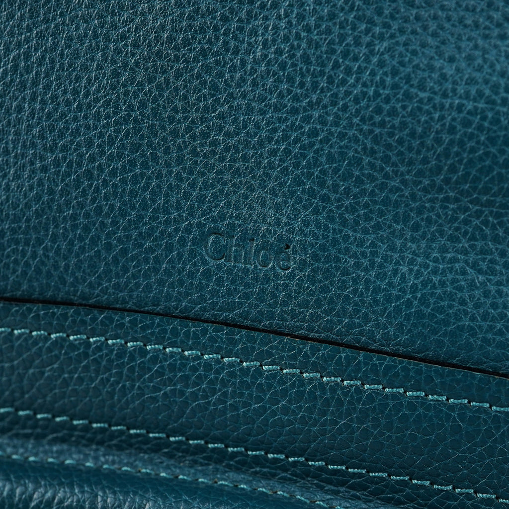 Turquoise Blue Leather Paraty 2-Way Shoulder Bag