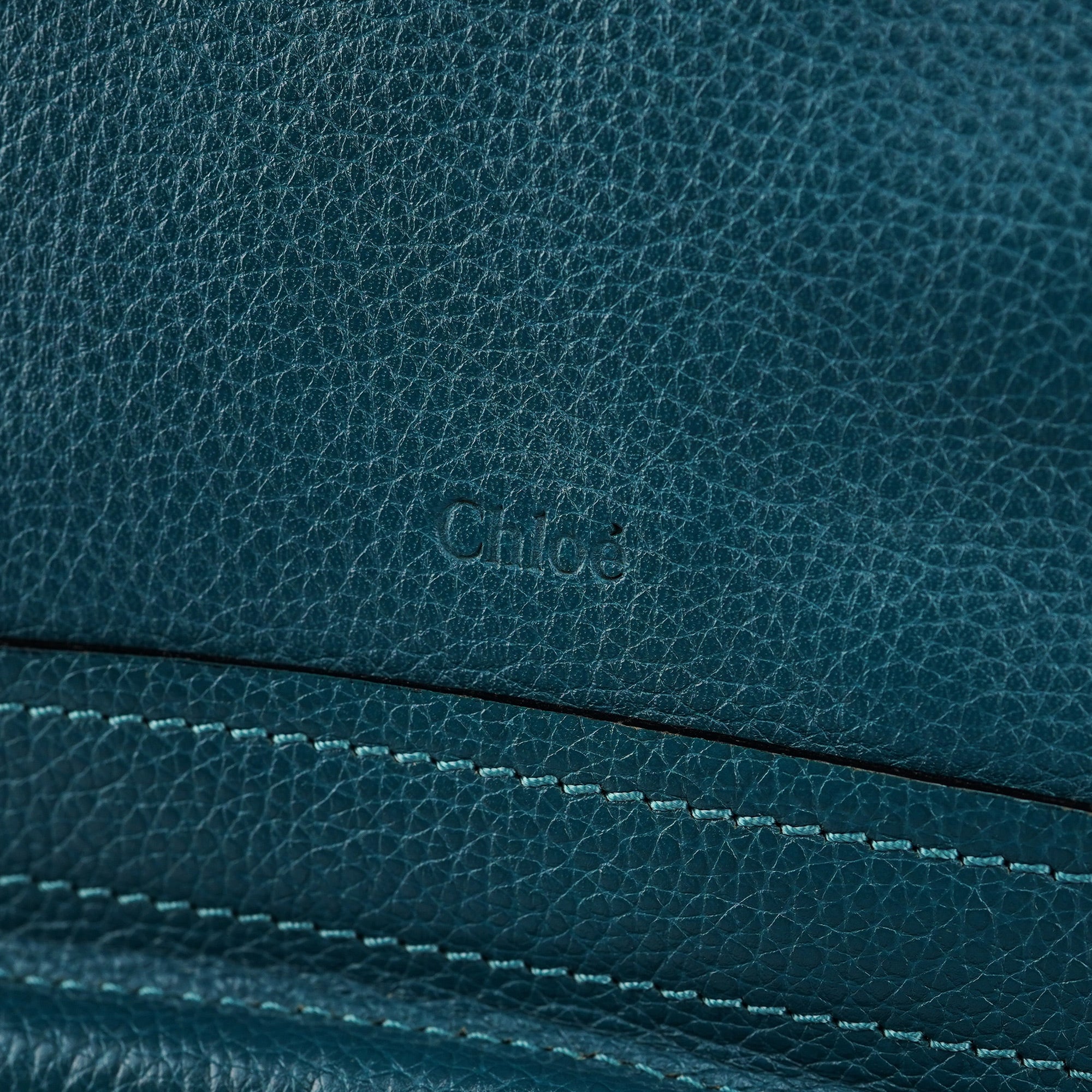 Turquoise Blue Leather Paraty 2-Way Shoulder Bag