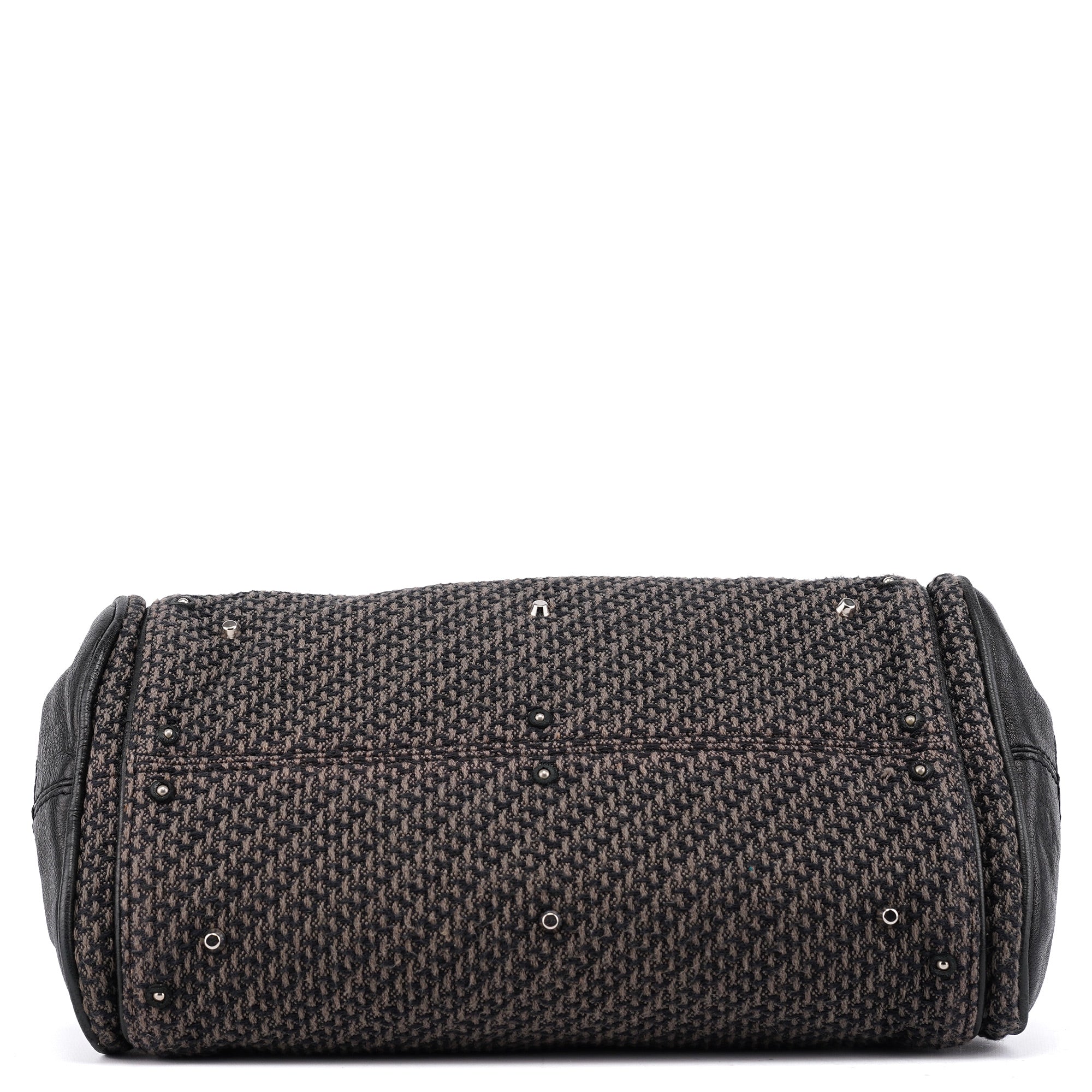 Tweed Leather Paddington Shoulder Bag
