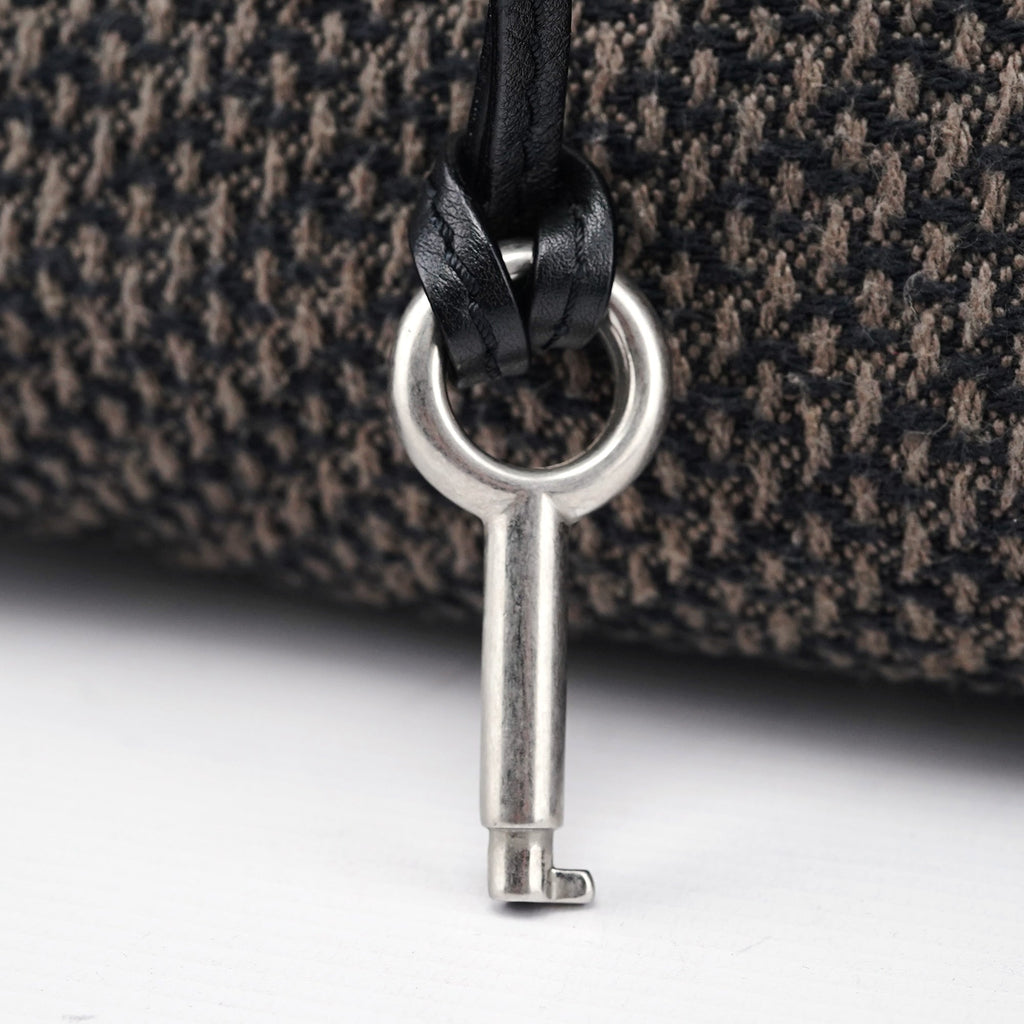 Tweed Leather Paddington Shoulder Bag