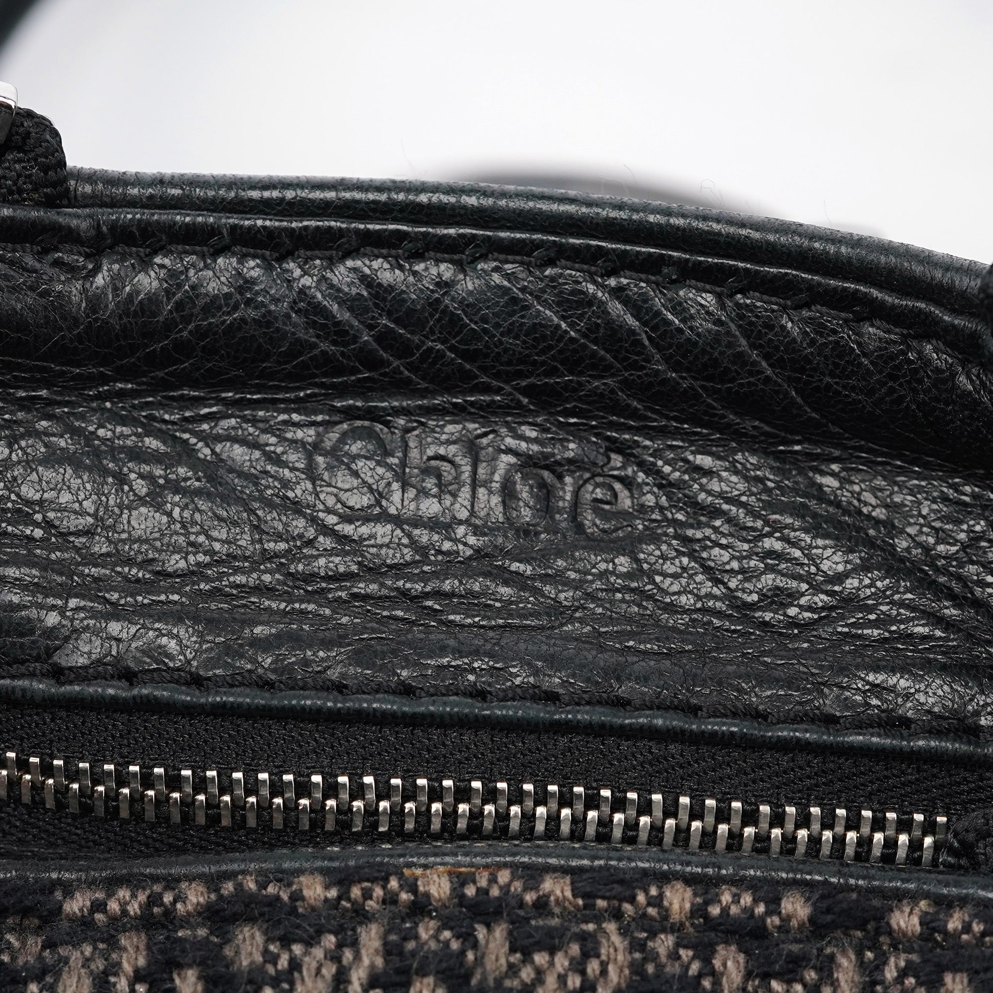 Tweed Leather Paddington Shoulder Bag