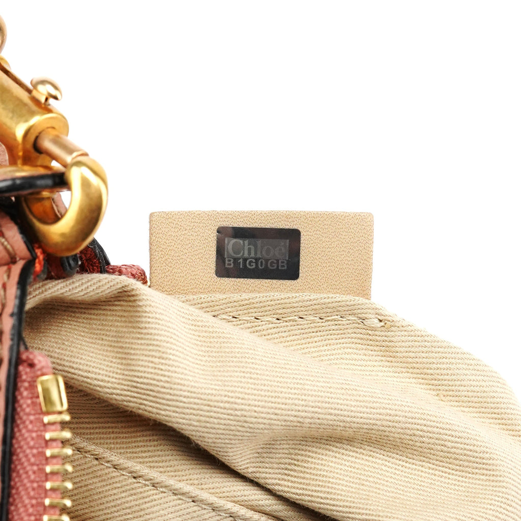 Two-Tone Leather Mini Marcie 2-Way Bag