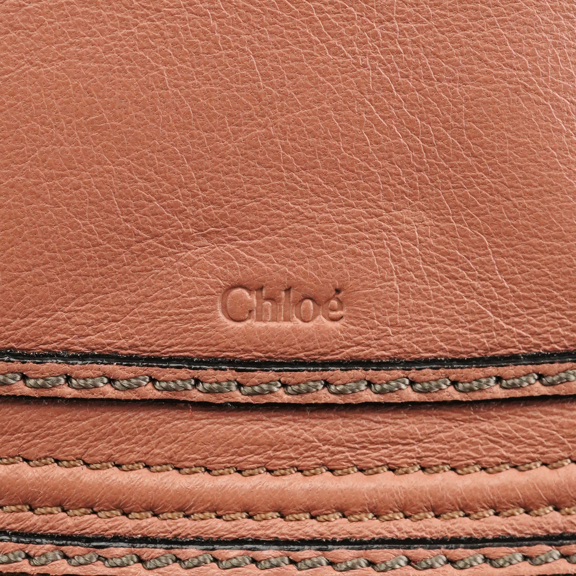 Two-Tone Leather Mini Marcie 2-Way Bag
