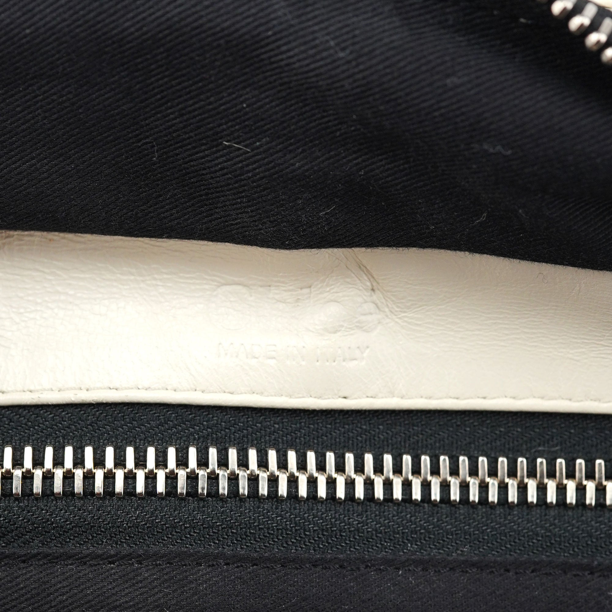 White Leather Betty Chain Shoulder Bag