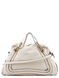 White Leather Paraty 2-Way Shoulder Bag