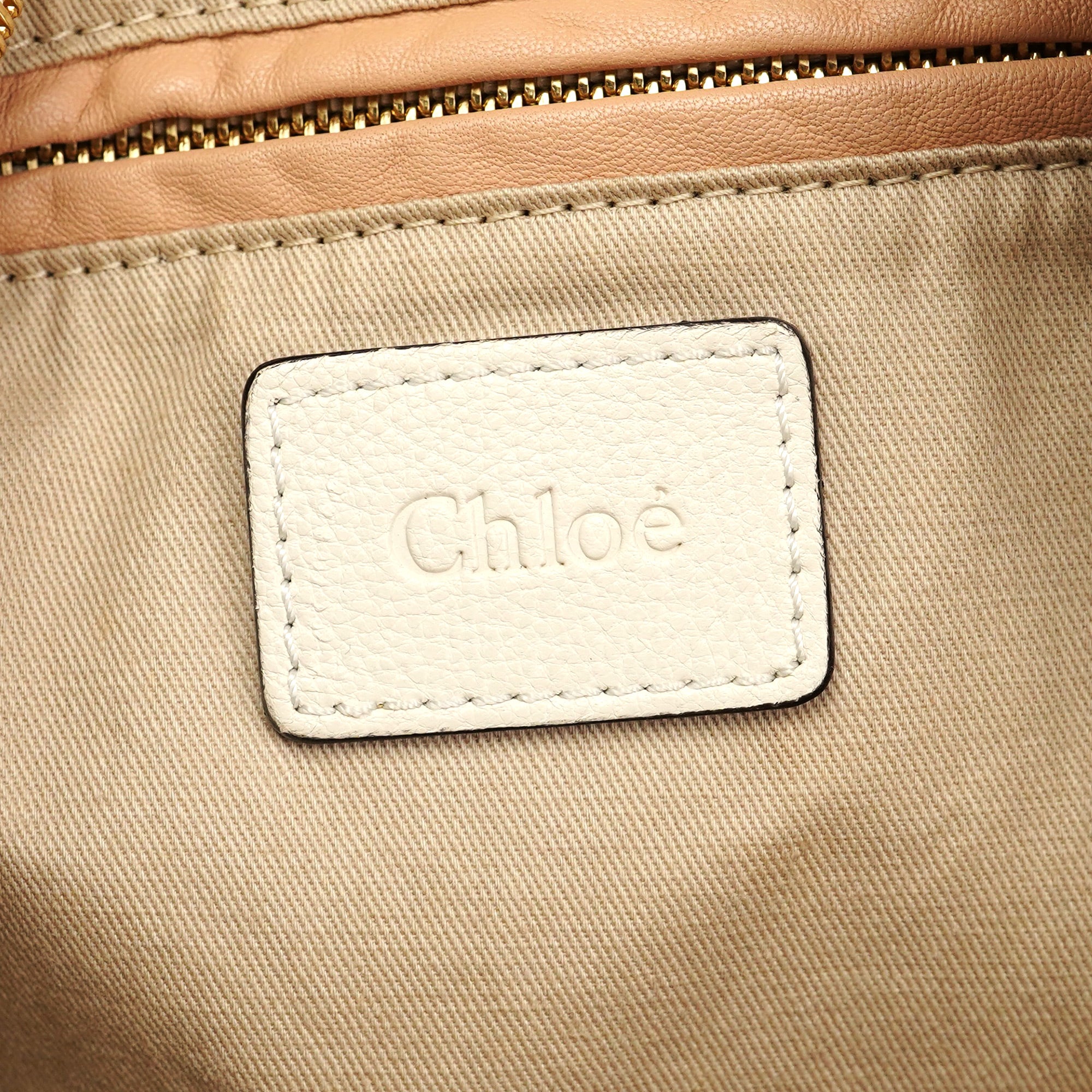 White Leather Paraty 2-Way Shoulder Bag