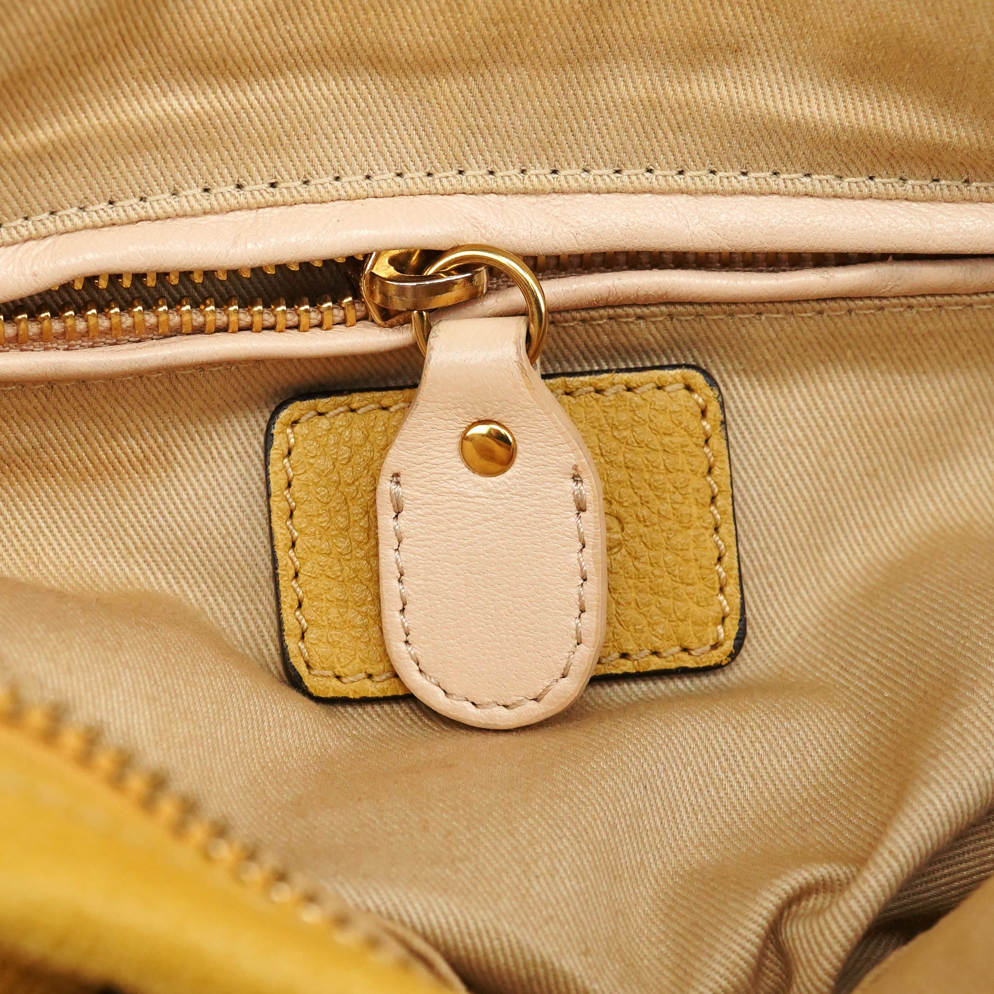 Yellow Leather Paraty 2-Way Bag