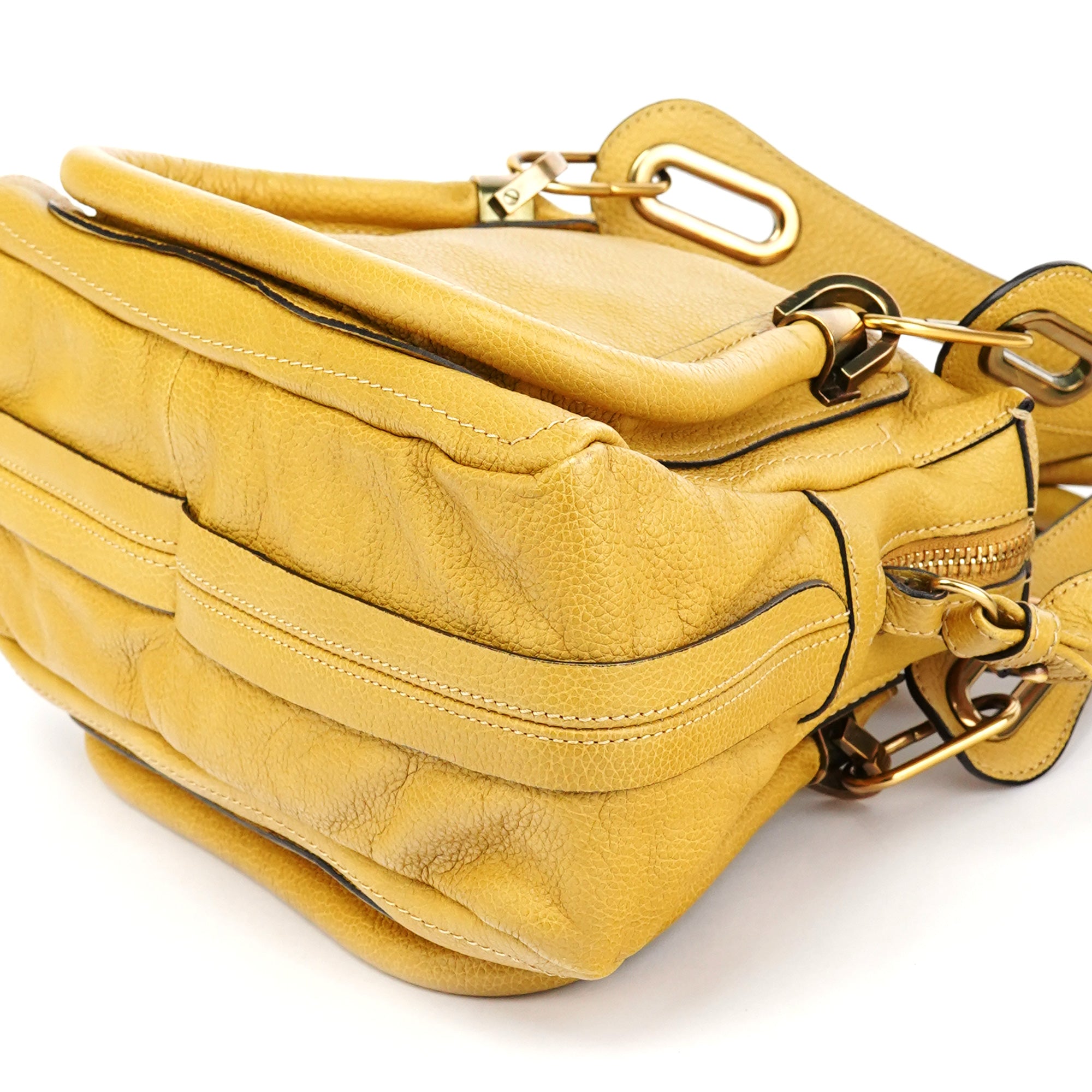 Yellow Leather Paraty 2-Way Bag