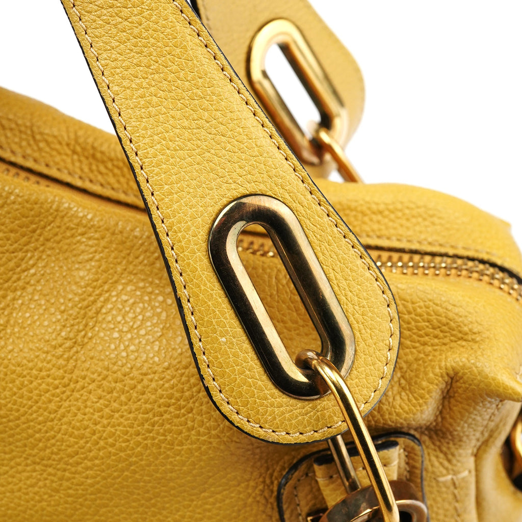Yellow Leather Paraty 2-Way Bag