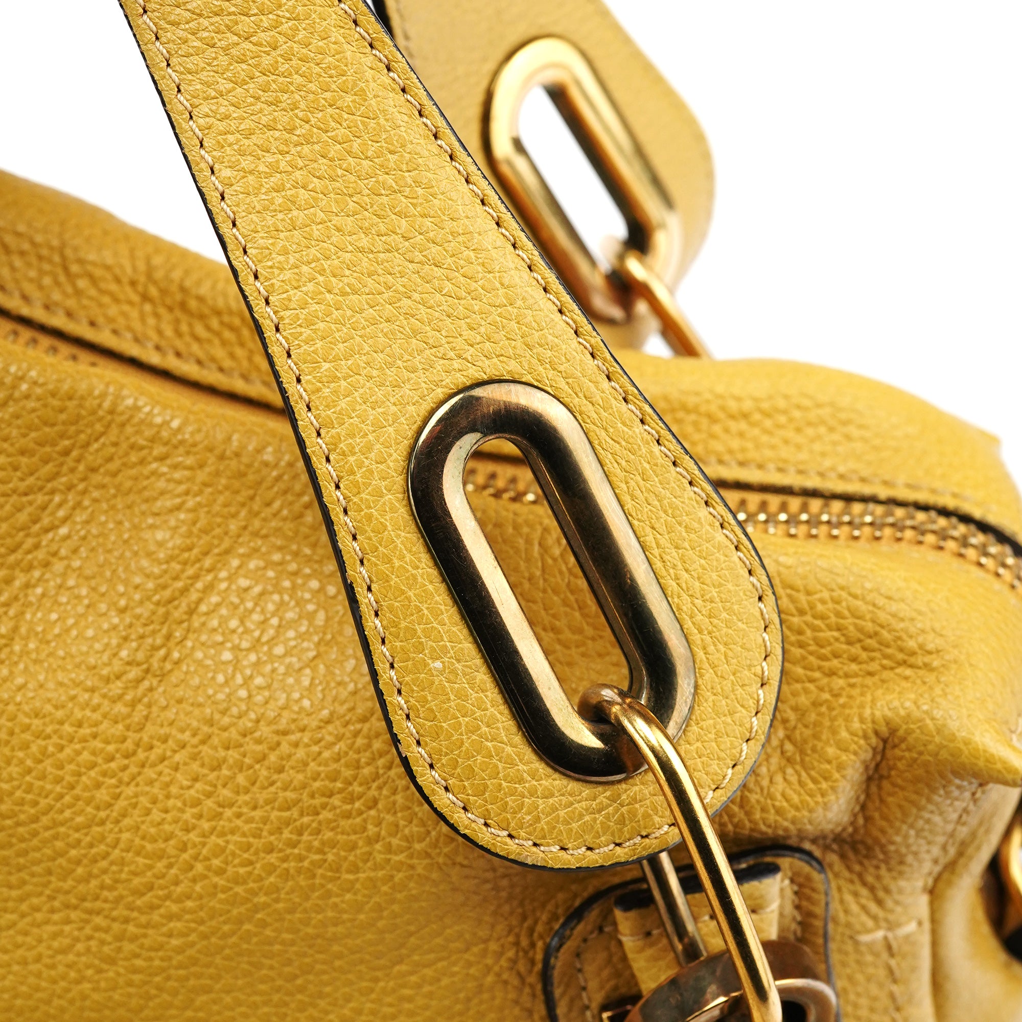 Yellow Leather Paraty 2-Way Bag