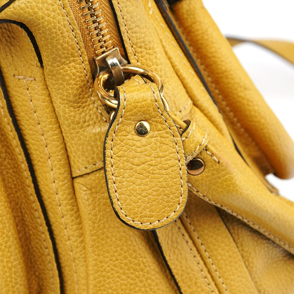 Yellow Leather Paraty 2-Way Bag