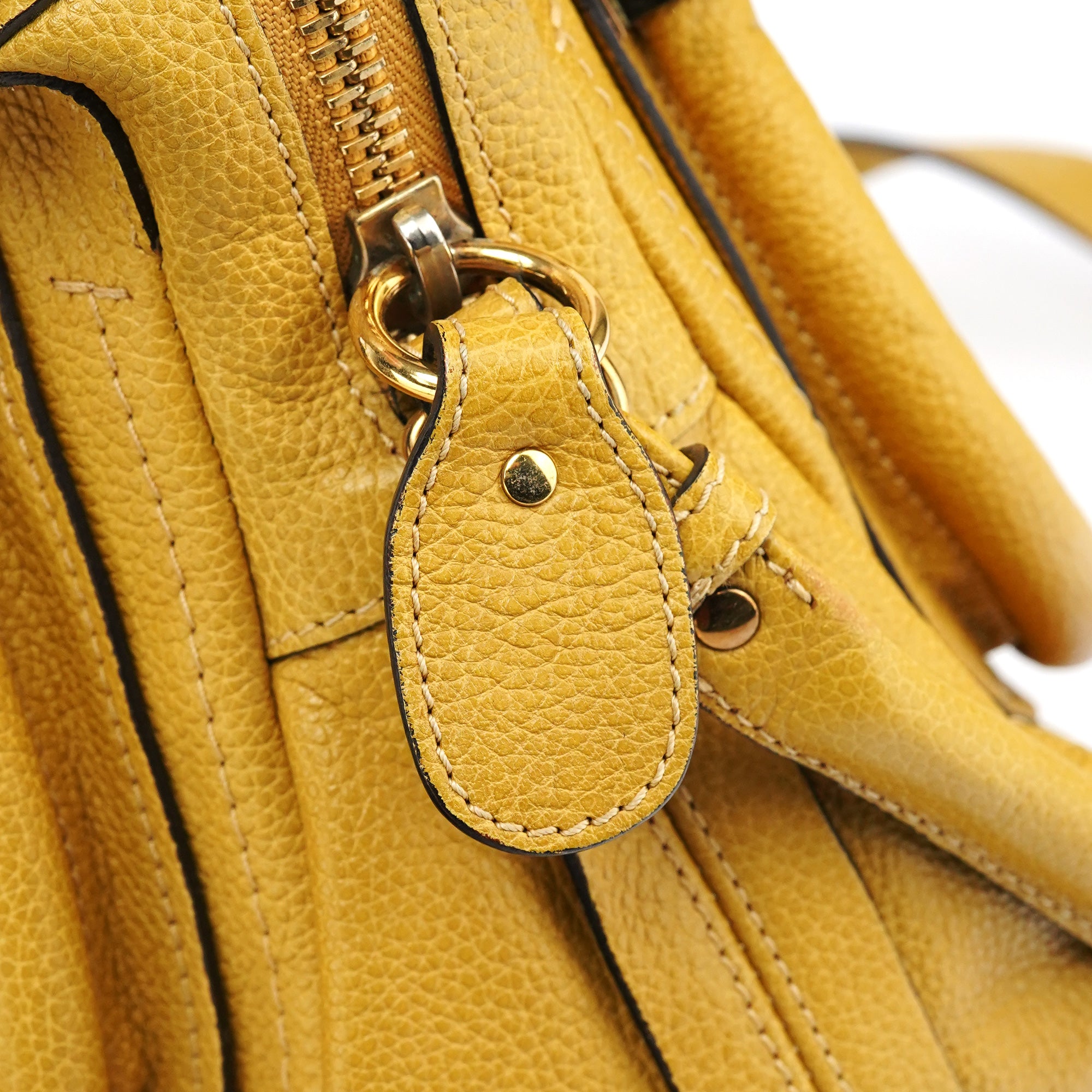 Yellow Leather Paraty 2-Way Bag
