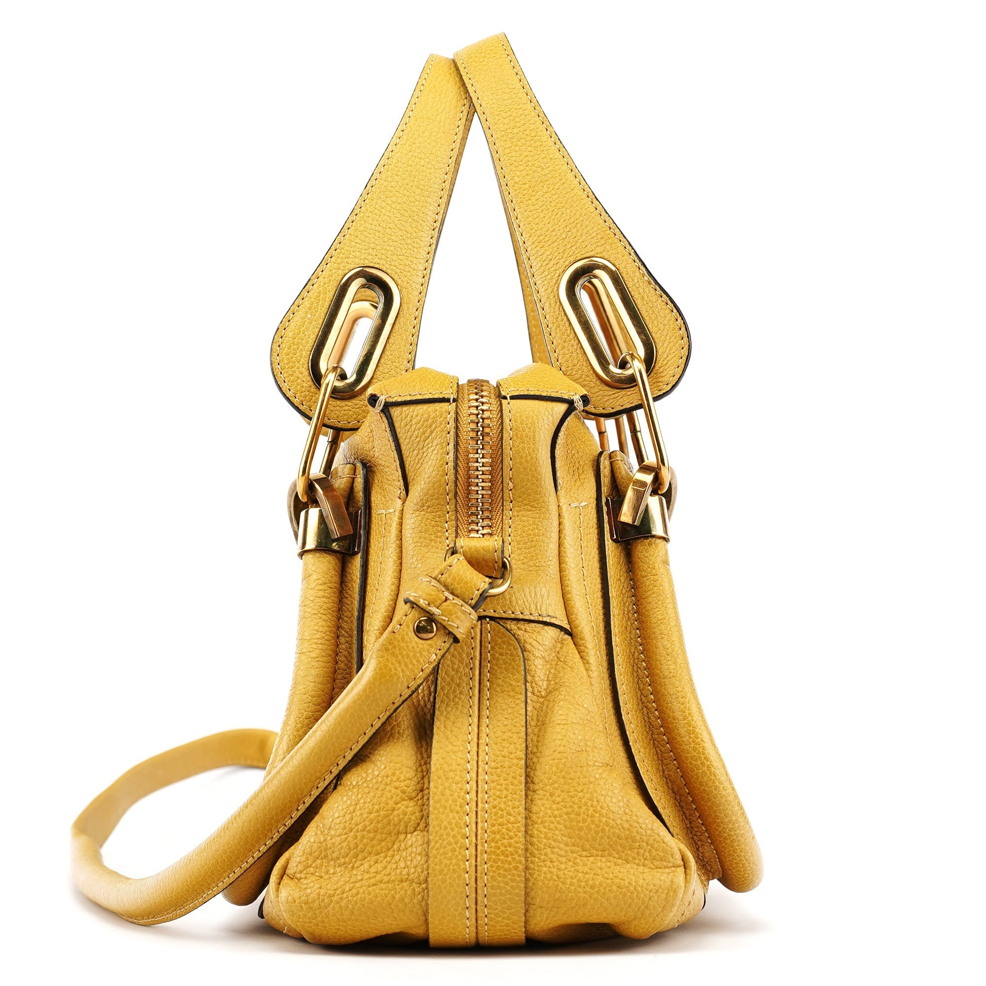 Yellow Leather Paraty 2-Way Bag