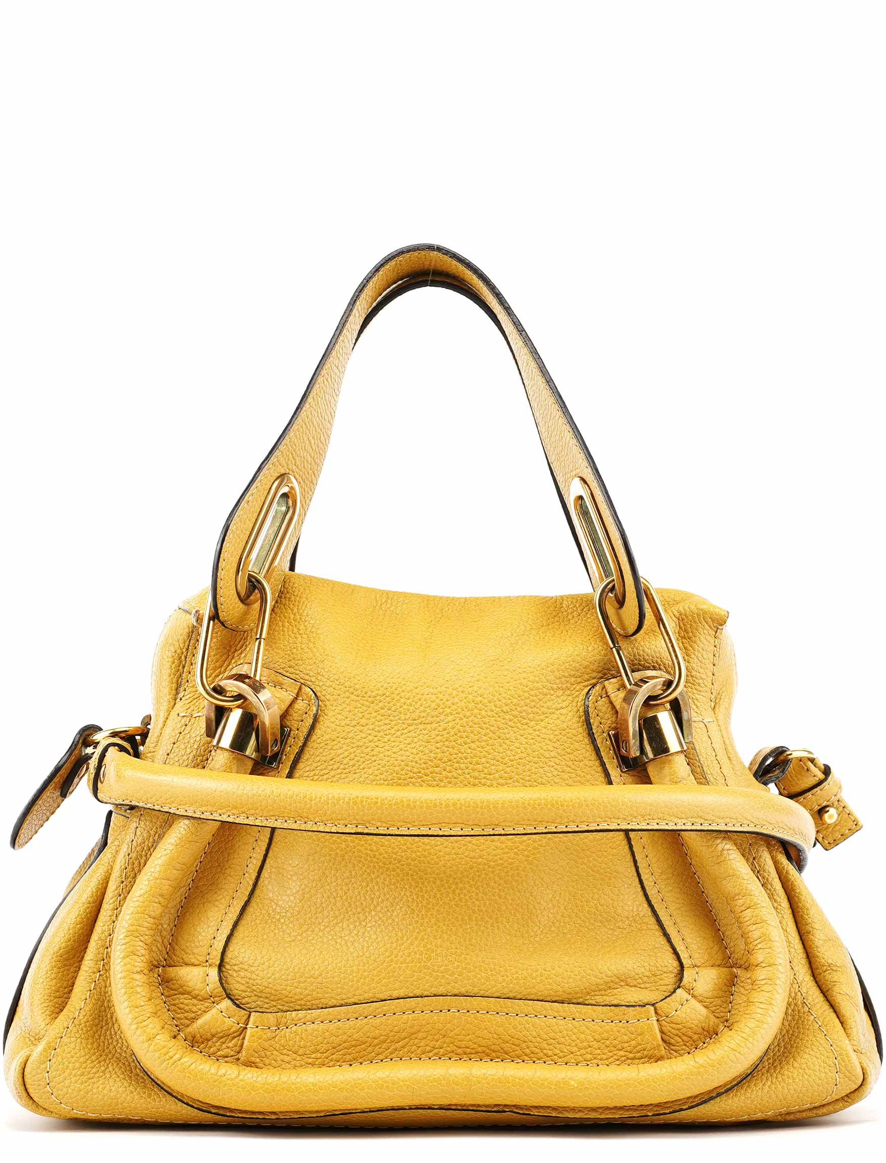 Yellow Leather Paraty 2-Way Bag