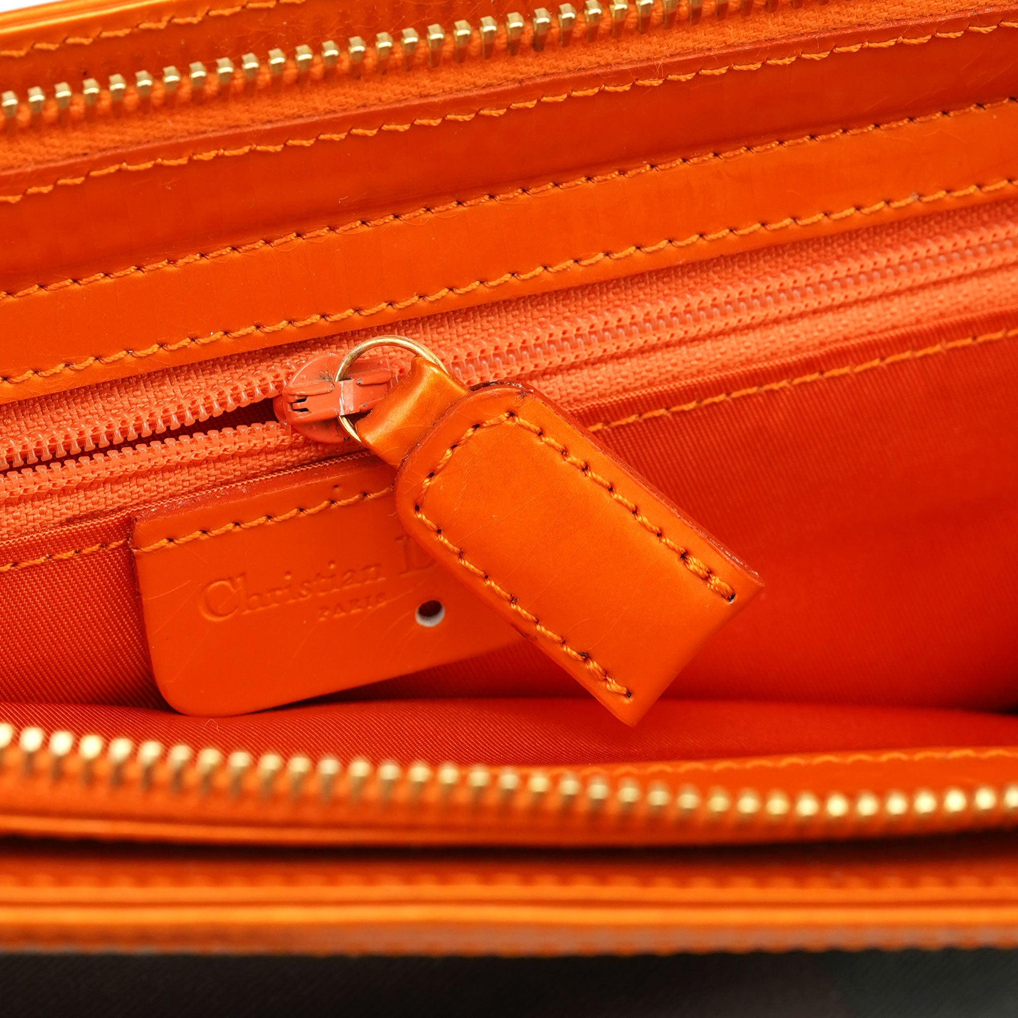 2001 Diorella Camo Orange Tote Bag