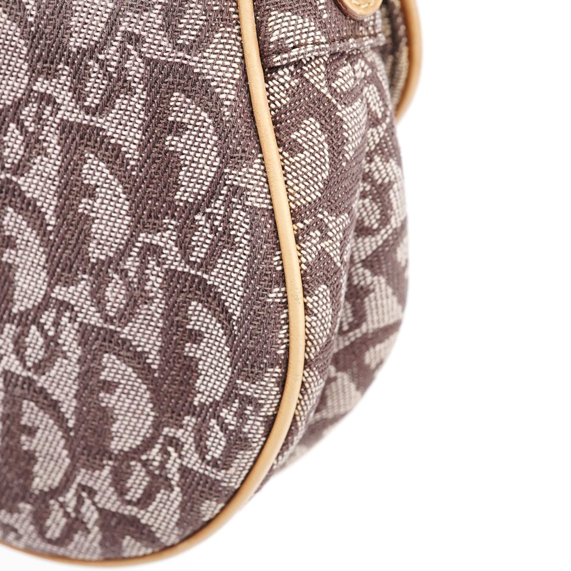 Beige Monogram Saddle Bag