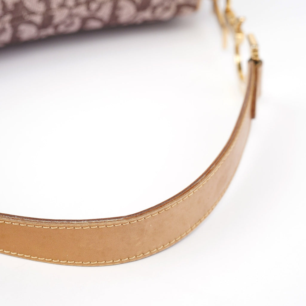 Beige Monogram Saddle Bag