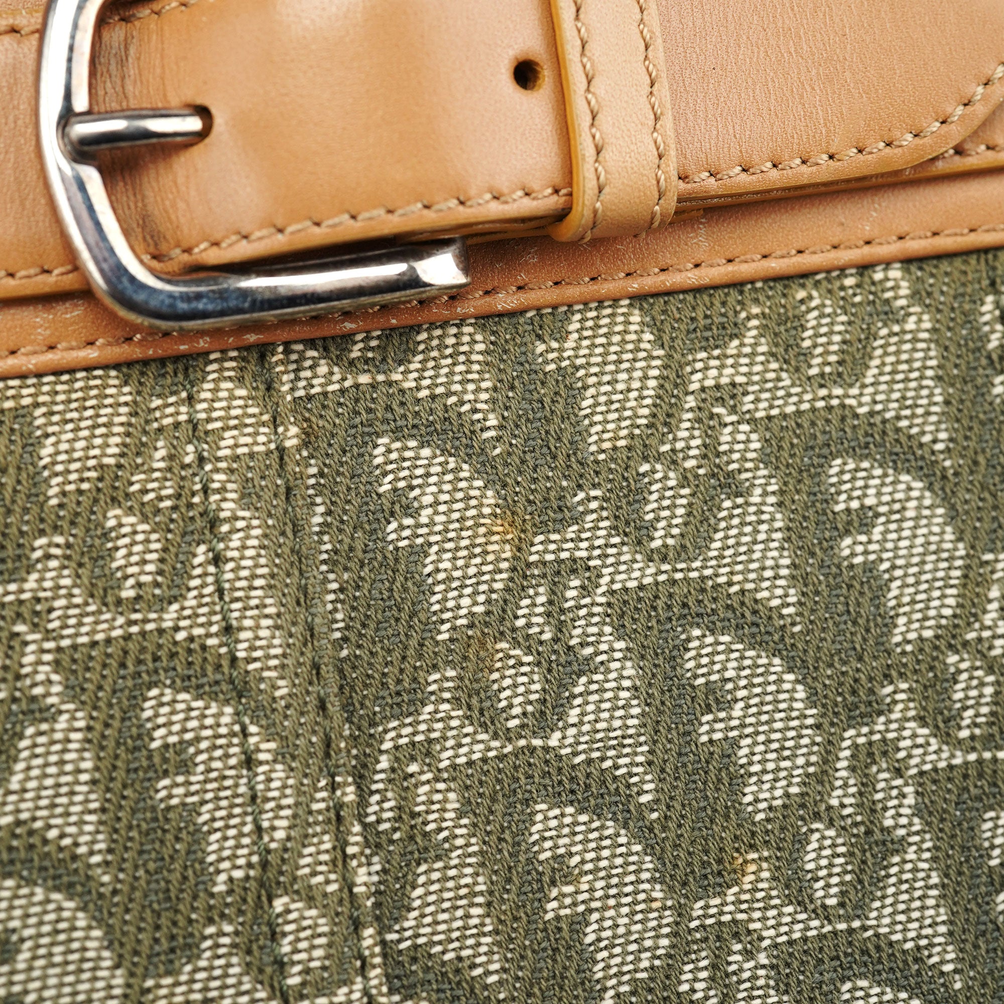 Beige Trotter Jeans Tote Bag