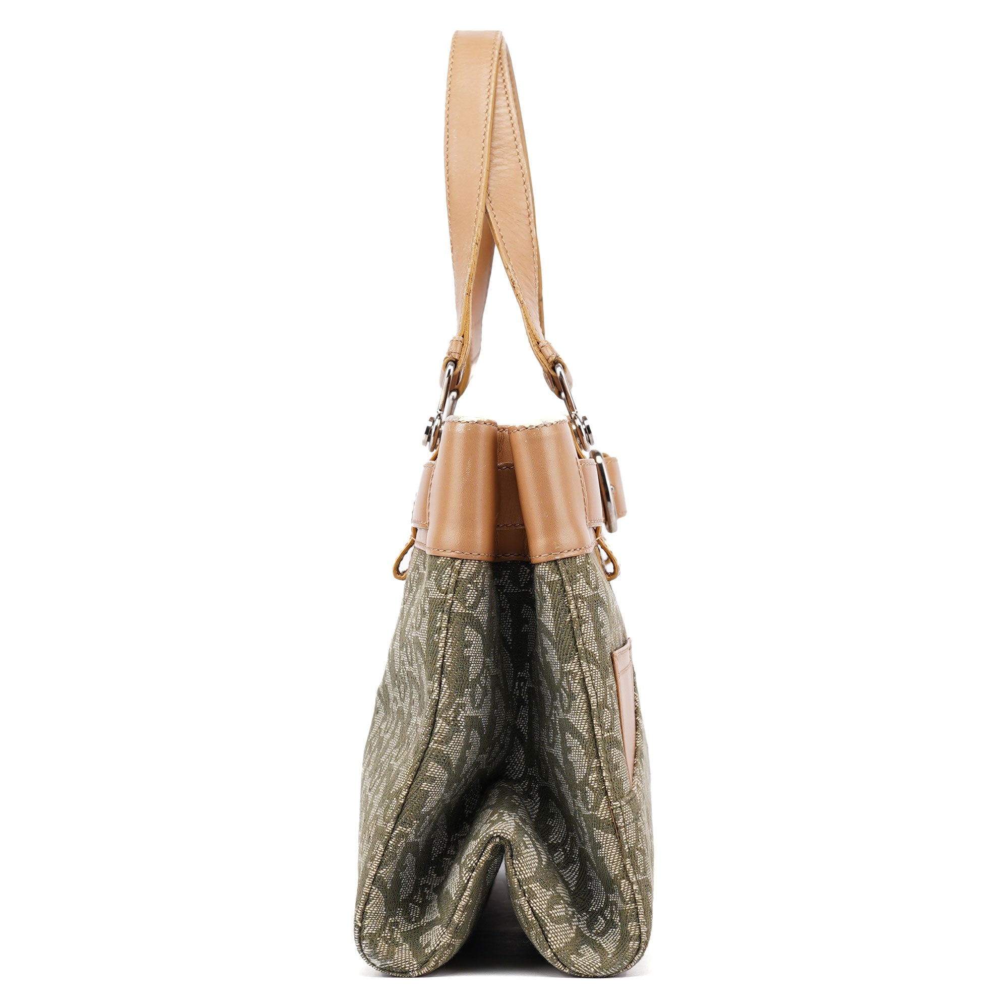 Beige Trotter Jeans Tote Bag