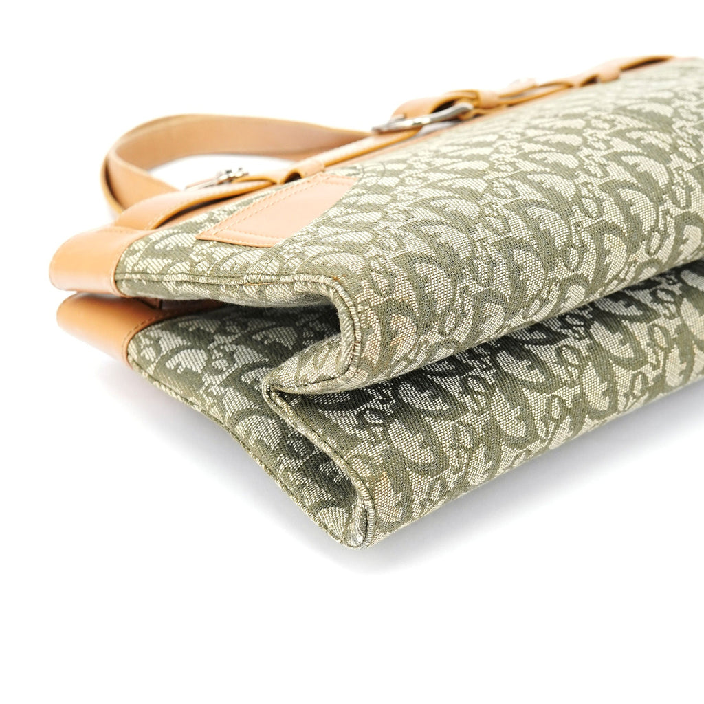 Beige Trotter Jeans Tote Bag