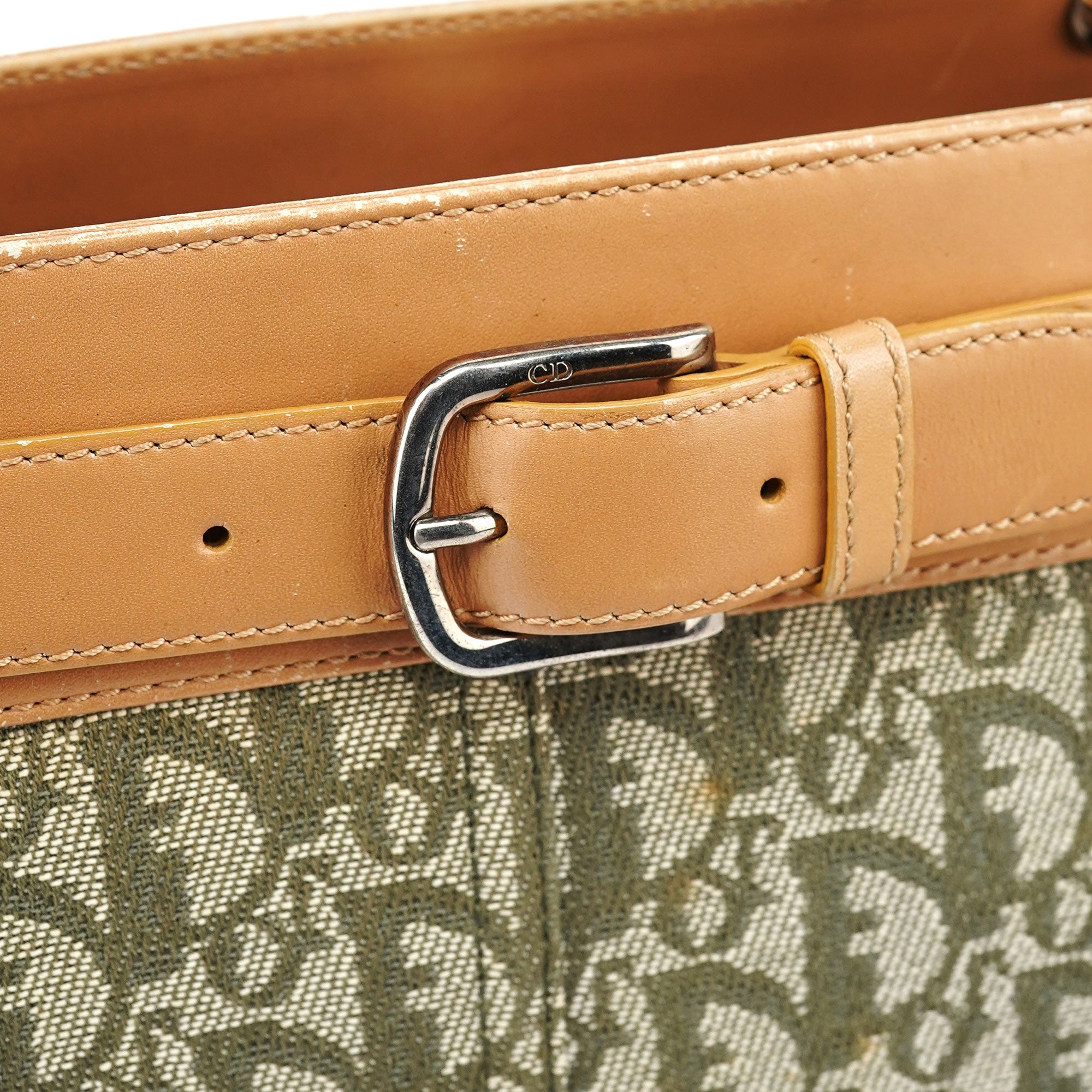 Beige Trotter Jeans Tote Bag