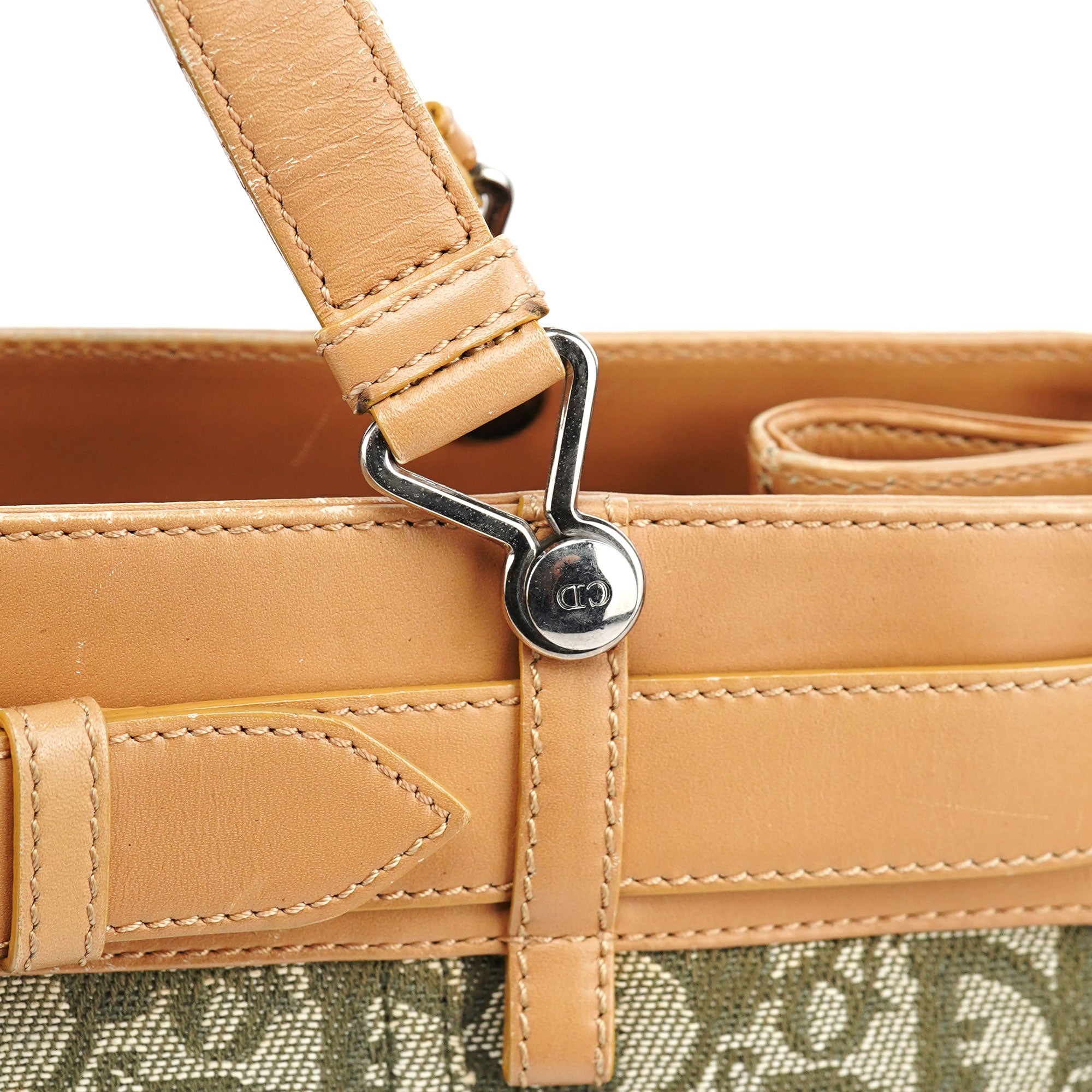 Beige Trotter Jeans Tote Bag