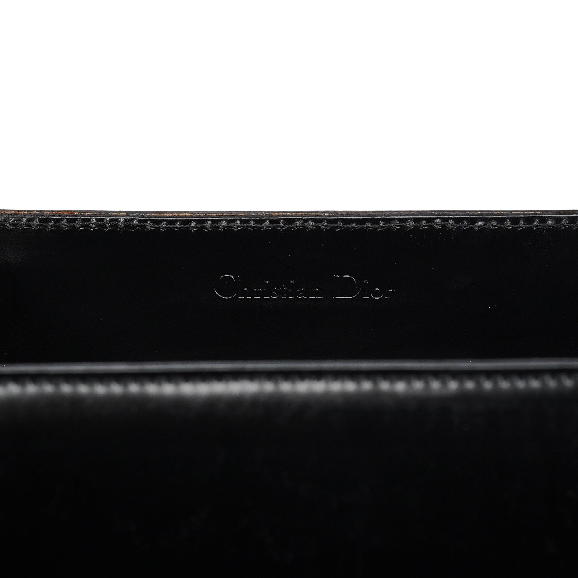 Black Calfskin Lady Dior Tote Bag